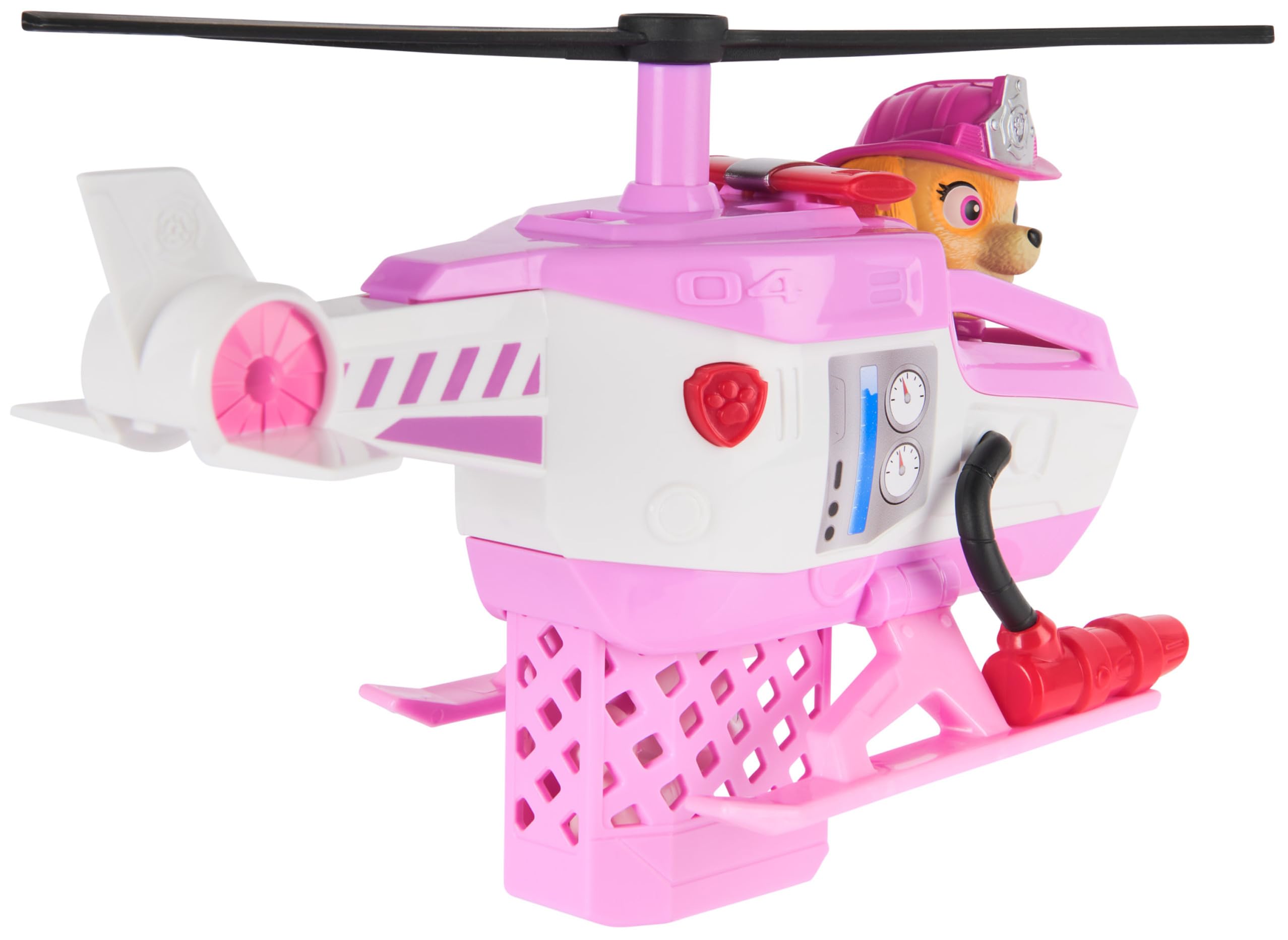 Paw Patrol Skye Rescue Fire Chopper Playset with Action Figure and Kitty Friend | Ages 3+ 4