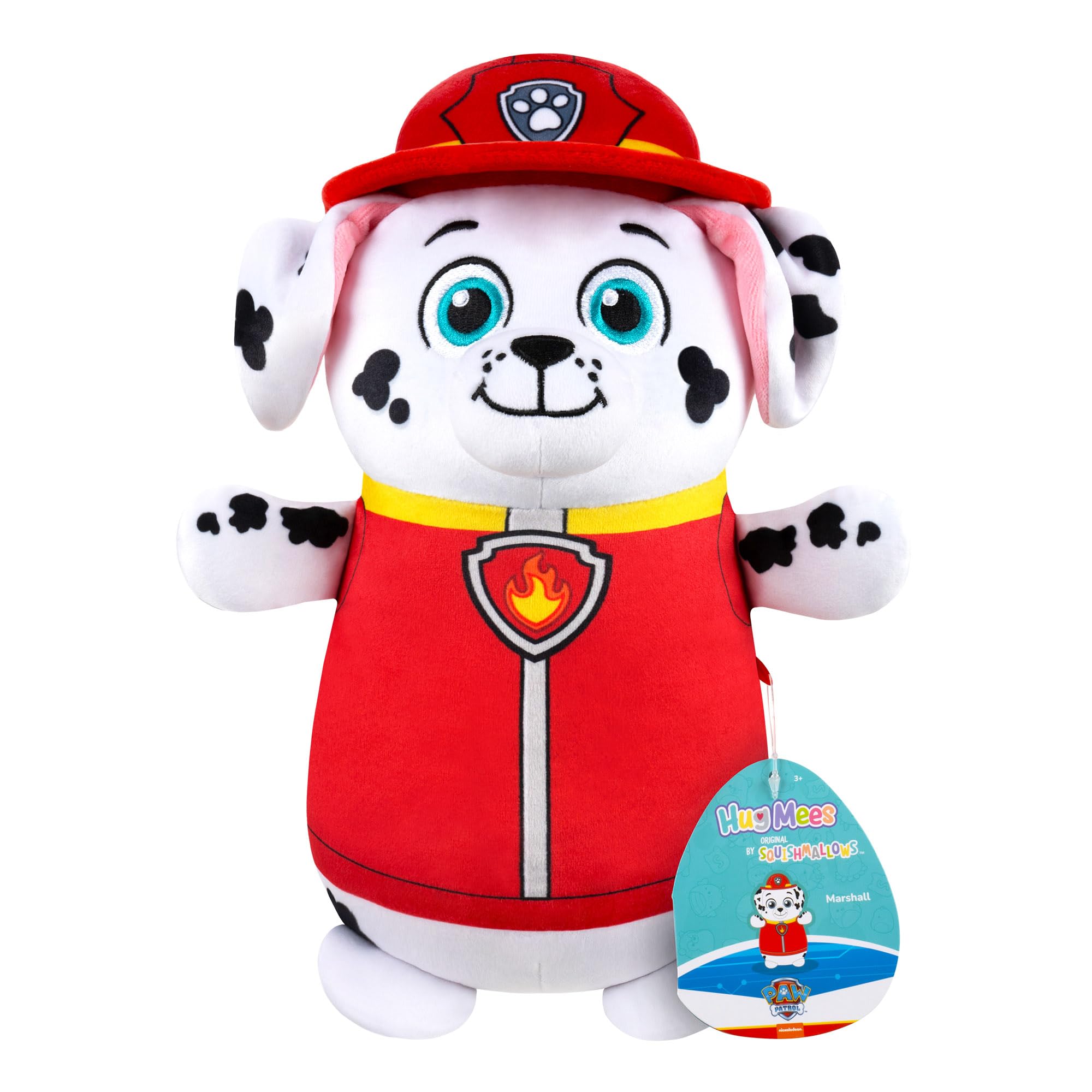 Squishmallows Marshall HugMees 10-Inch Plush - Paw Patrol Cuddle Buddy 6