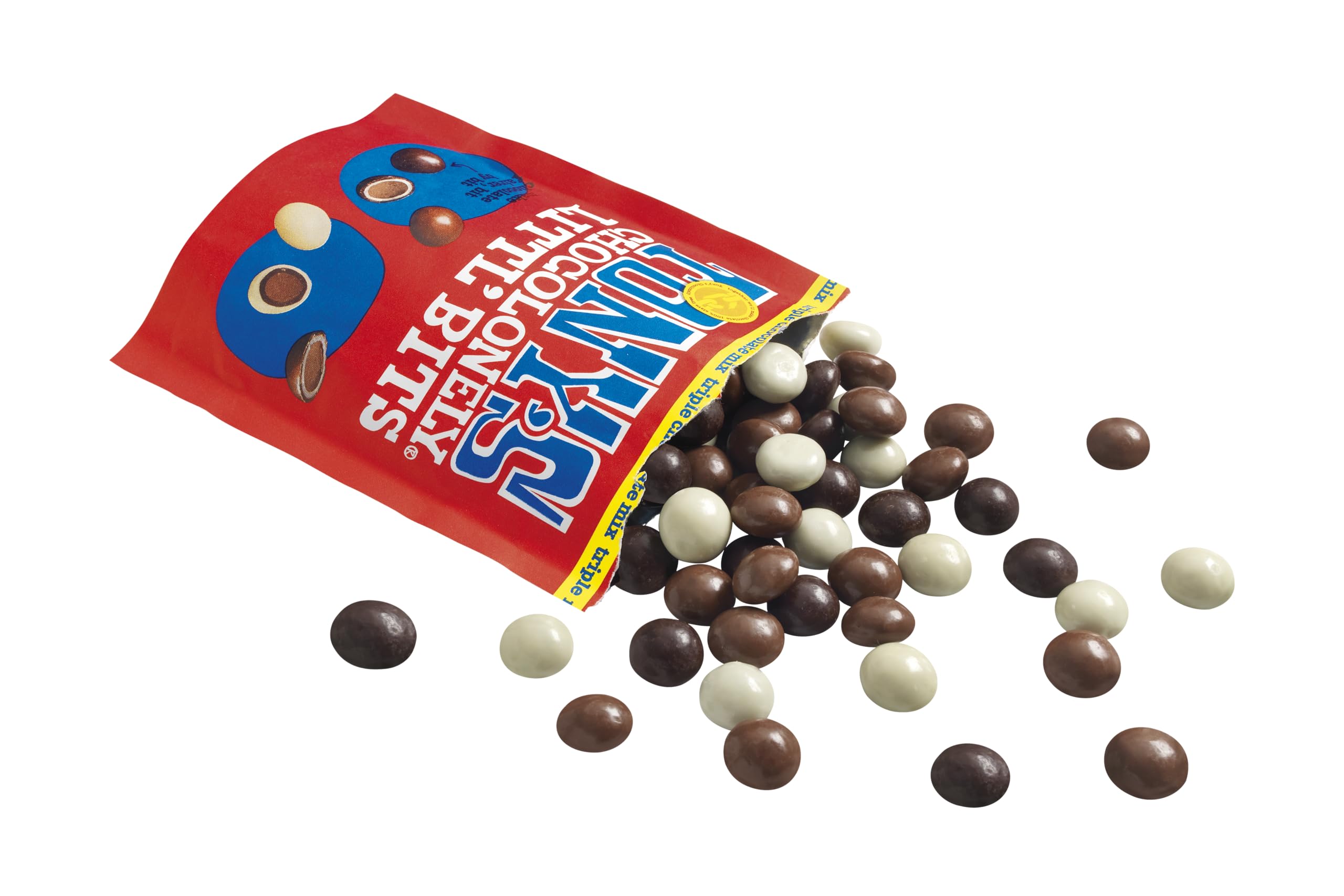 Tony's Chocolonely - Littl’ Bits Triple Chocolate Mix Balls - Mini Chocolate Treats in Sharing Pouch - 100g 5