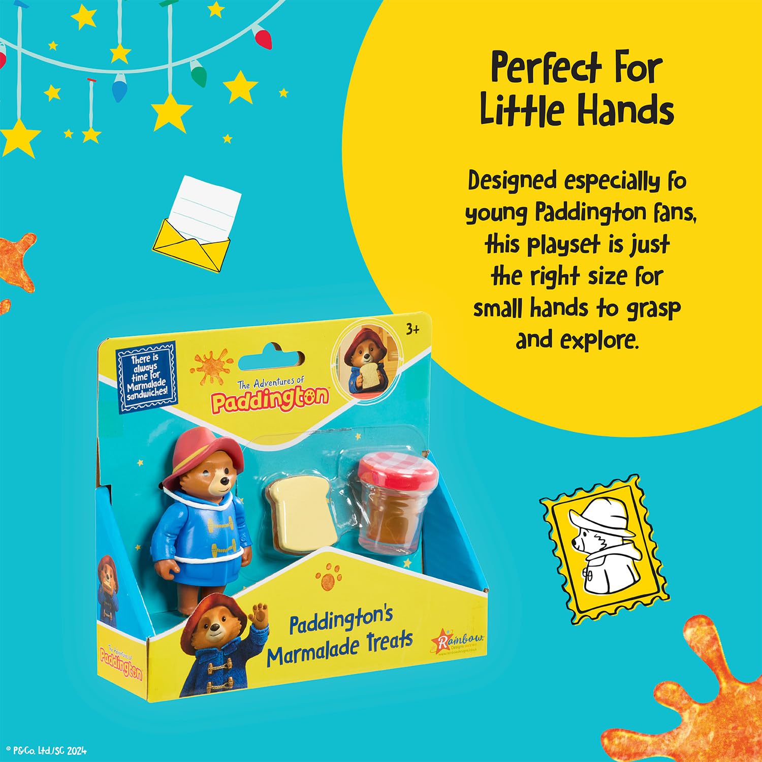 Paddington Bear Marmalade Treats Pretend Playset - 3-Piece Toy Set for Imaginative Play 4