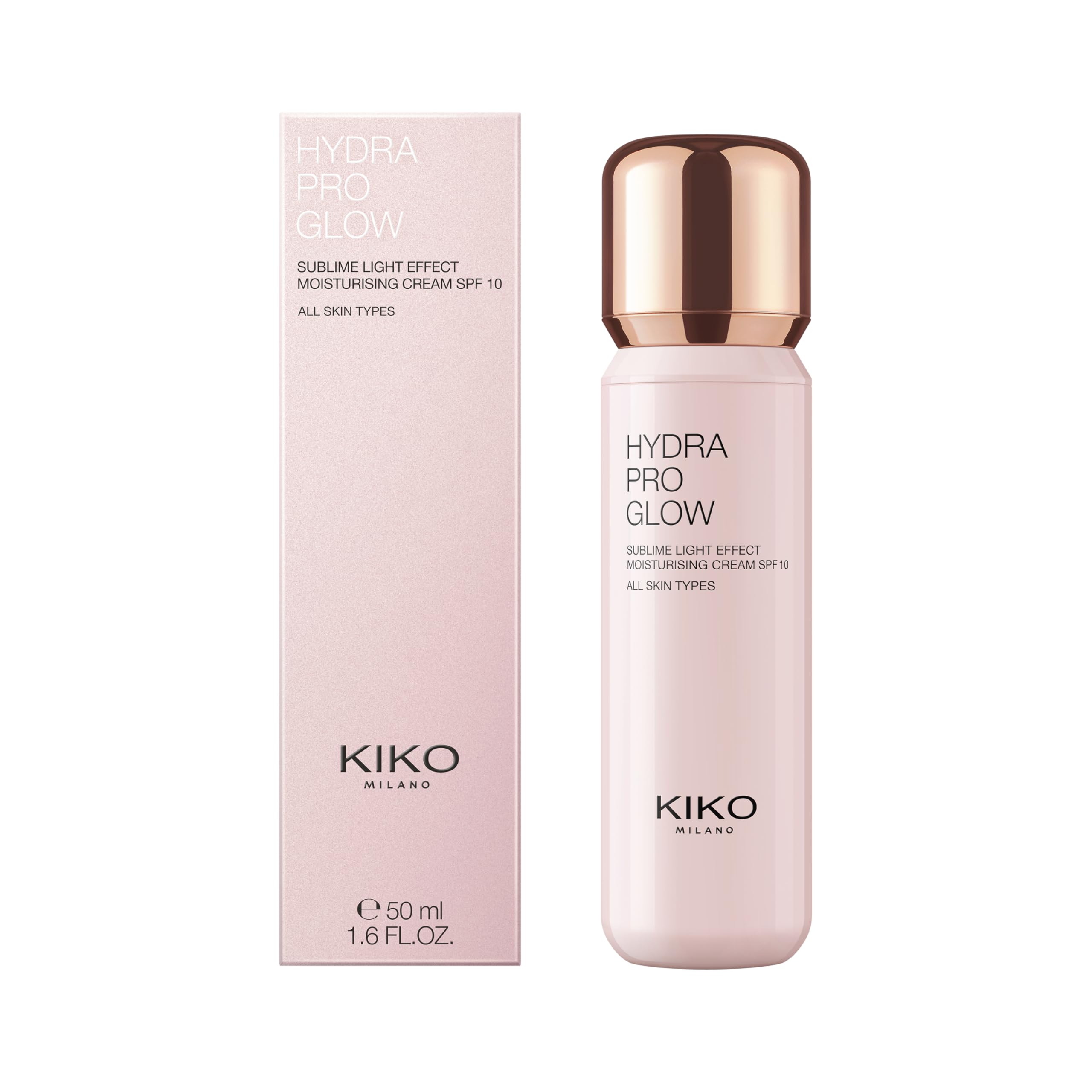Kiko Milano Hydra Pro Glow Sublime Shine-Effect SPF 10 Moisturising Face Cream for Women