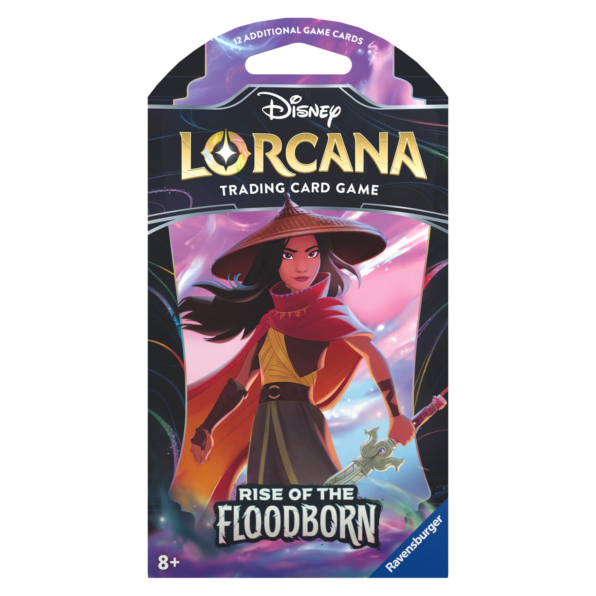 Ravensburger Disney Lorcana Trading Card Game - Set 2: Rise of The Floodborn Booster Pack | Ages 8+