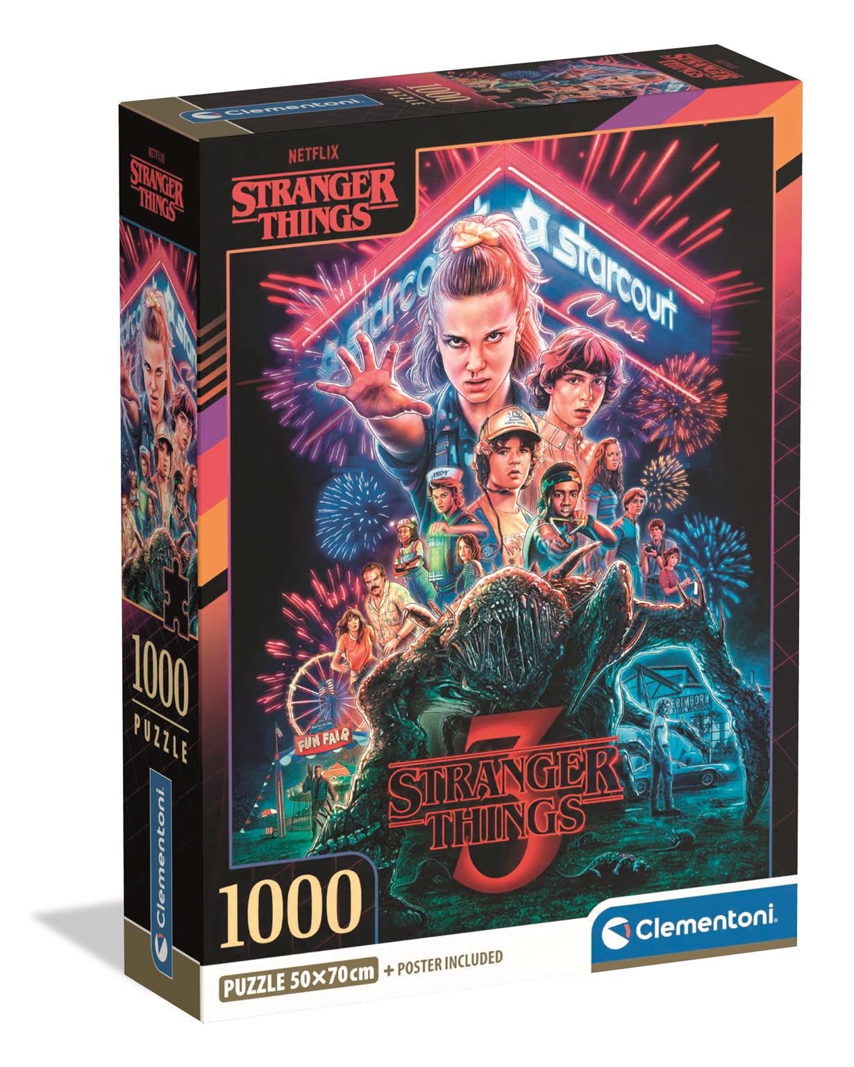 Clementoni Stranger Things 1000-Piece Jigsaw Puzzle - Adult Puzzle for Fans of Netflix Series 7