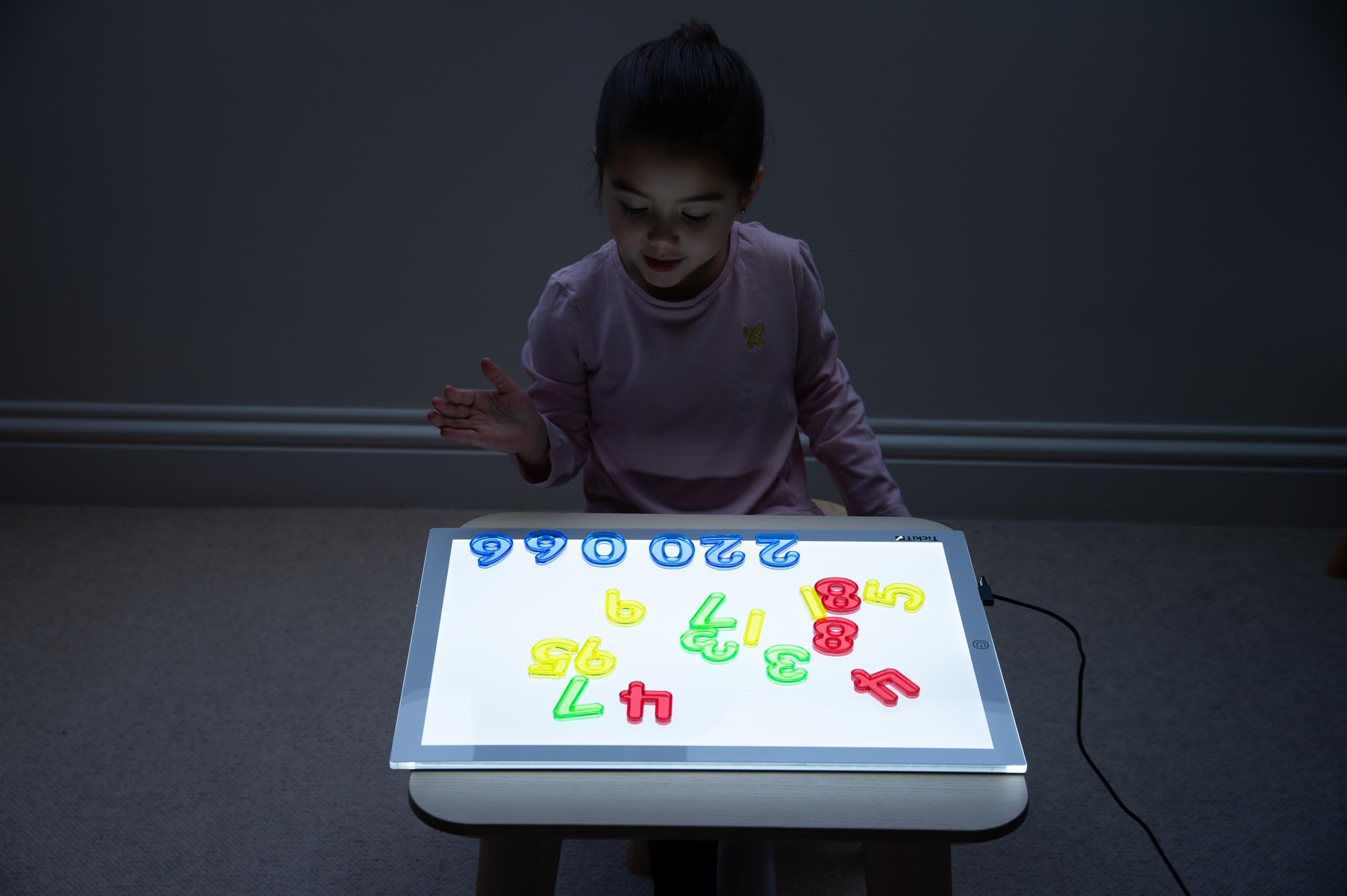 TickiT Translucent Numbers 0-9 - Educational Light Box Activity Set for Kids 3+ 6