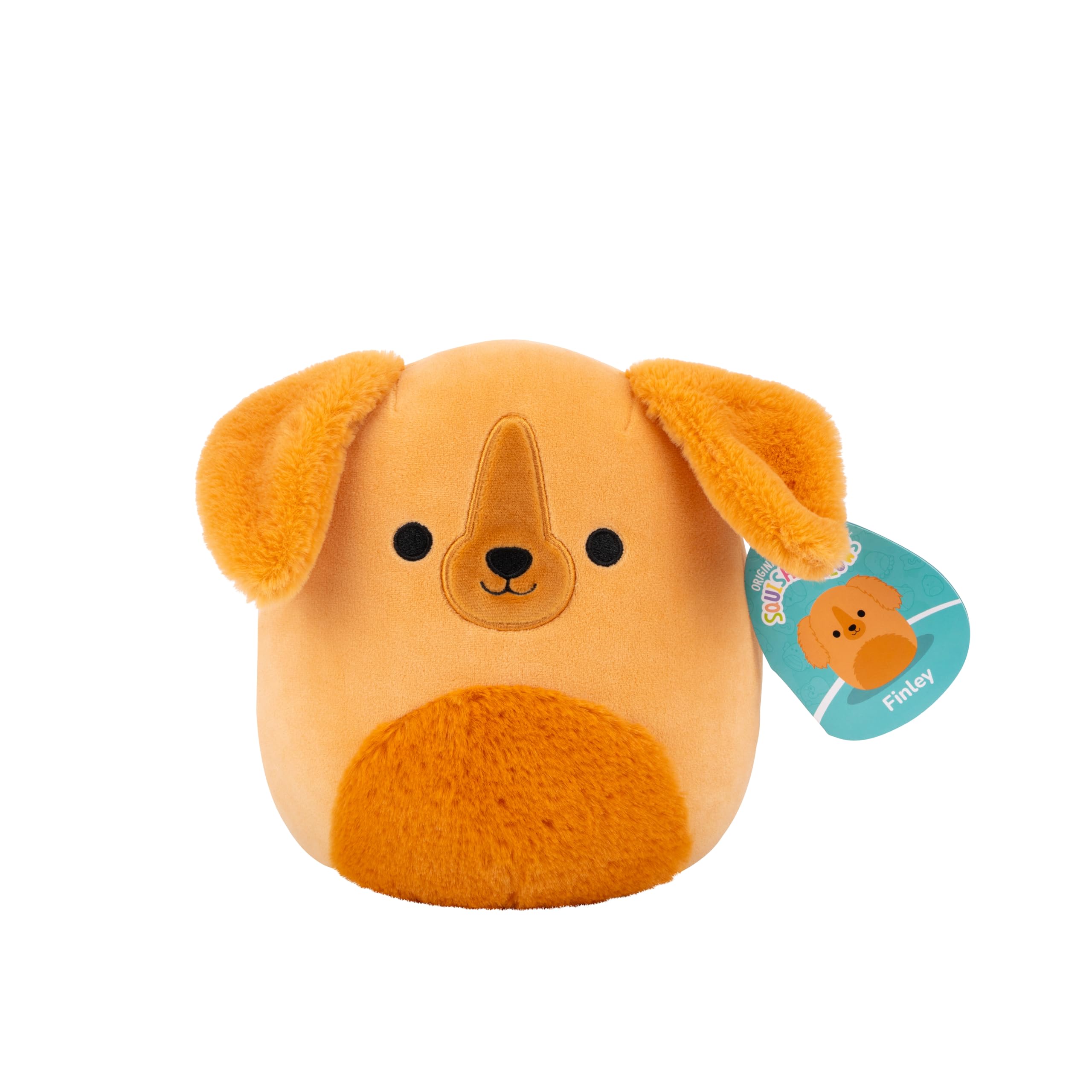Squishmallows Original 7.5-Inch Finley the Brown Irish Setter - Soft Plush Toy for Kids 3+ 6