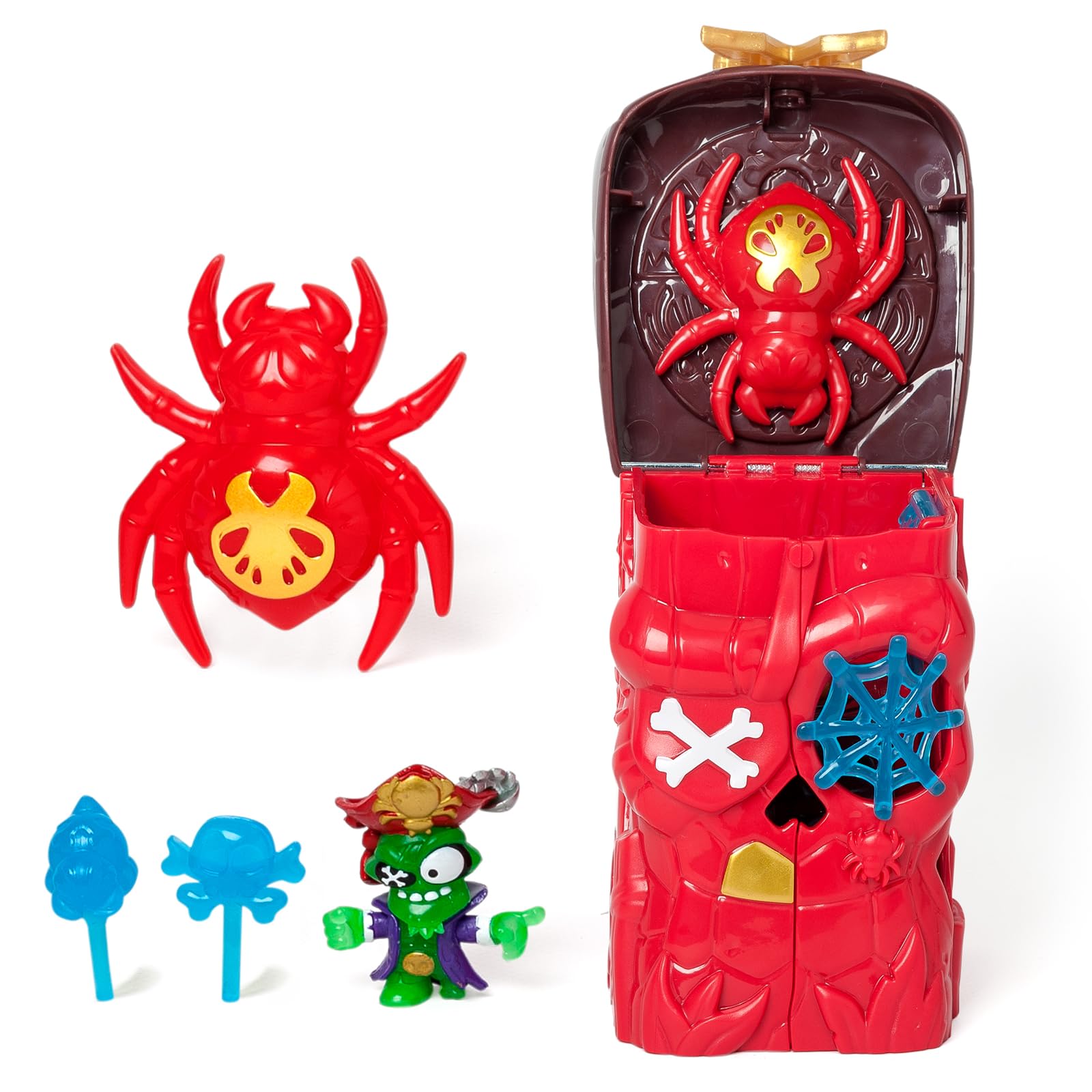 PIRATIX ADVENTURE WORLD Secret Skull Cave Playset | Includes Captain Skully Figure & Treasure 2