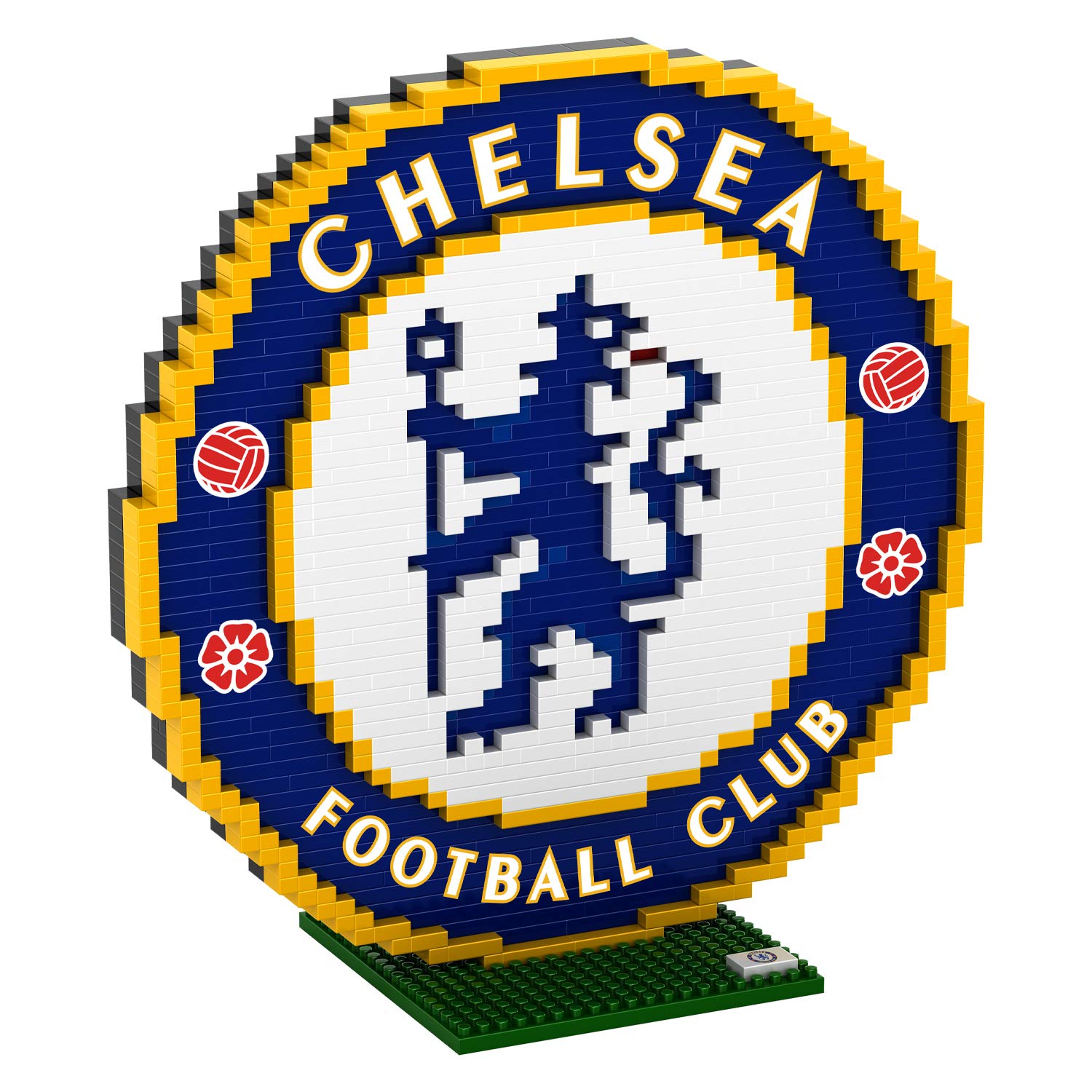 FOCO BRXLZ Chelsea FC Logo Building Set - 1016-Piece Construction Toy for Ages 6+ 4