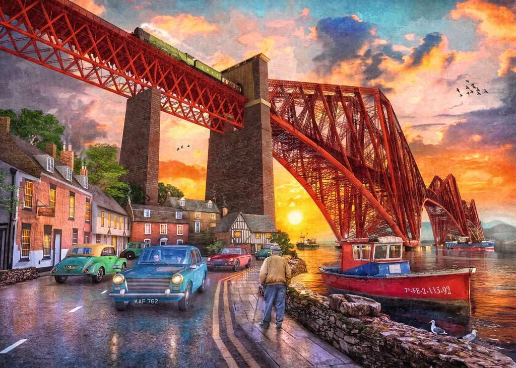 Ravensburger Forth Bridge at Sunset 1000 Piece Jigsaw Puzzle for Adults 7