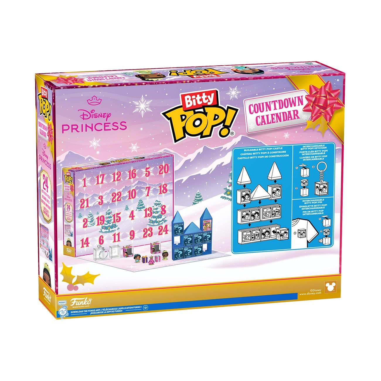 Funko Bitty Pop! Disney Princesses - Countdown Calendar with 24 Mini Vinyl Figures 9