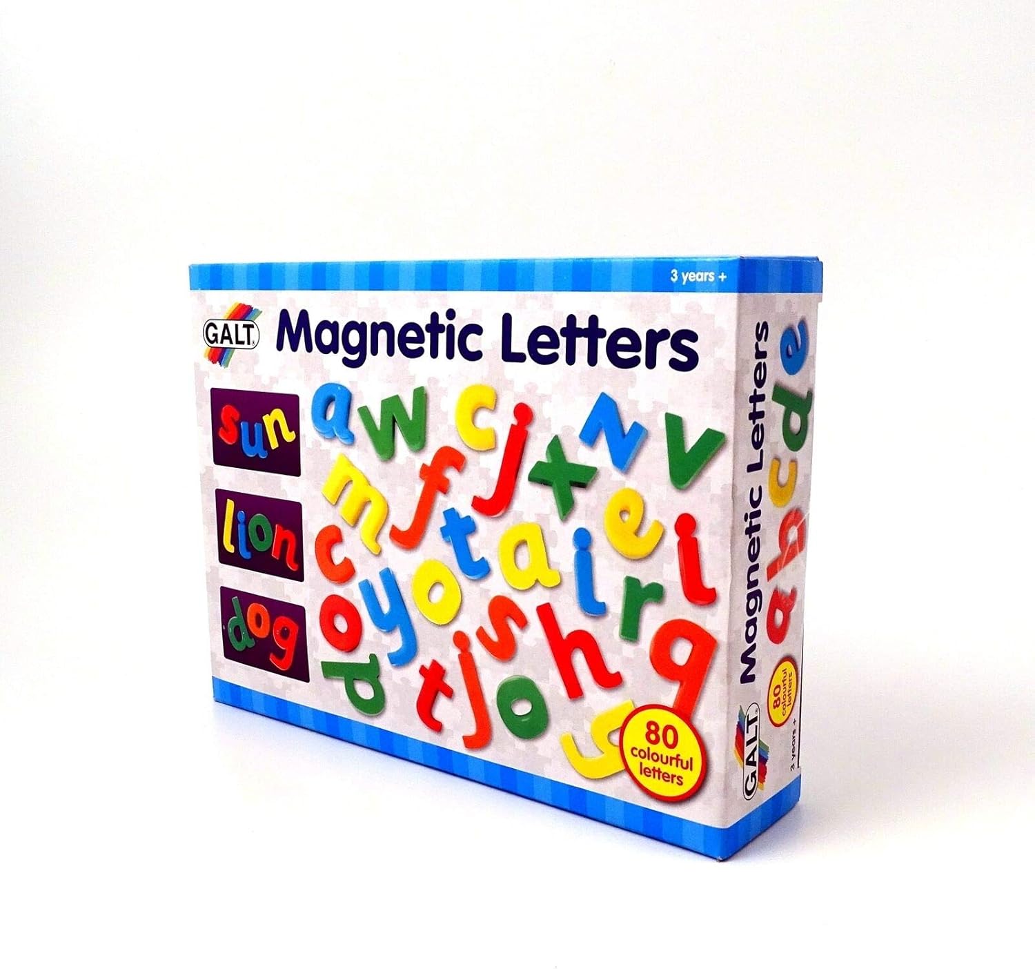 Galt Magnetic Letters - 80-Piece Lowercase Educational Playset for Ages 3+ 5