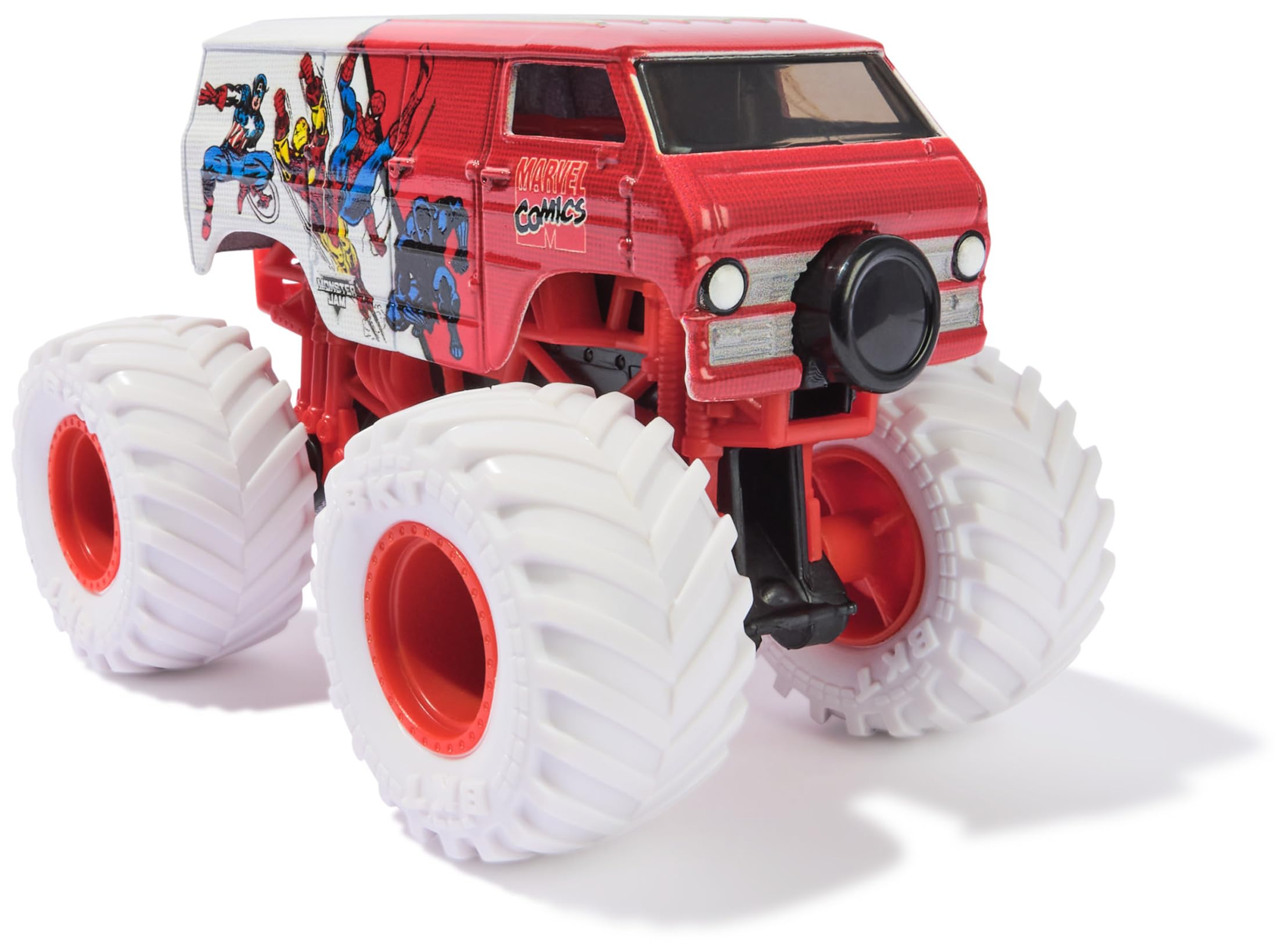 Monster Jam Marvel Heroes 5-Pack - 1:64 Scale Die-Cast Vehicles for Kids 3+ 8