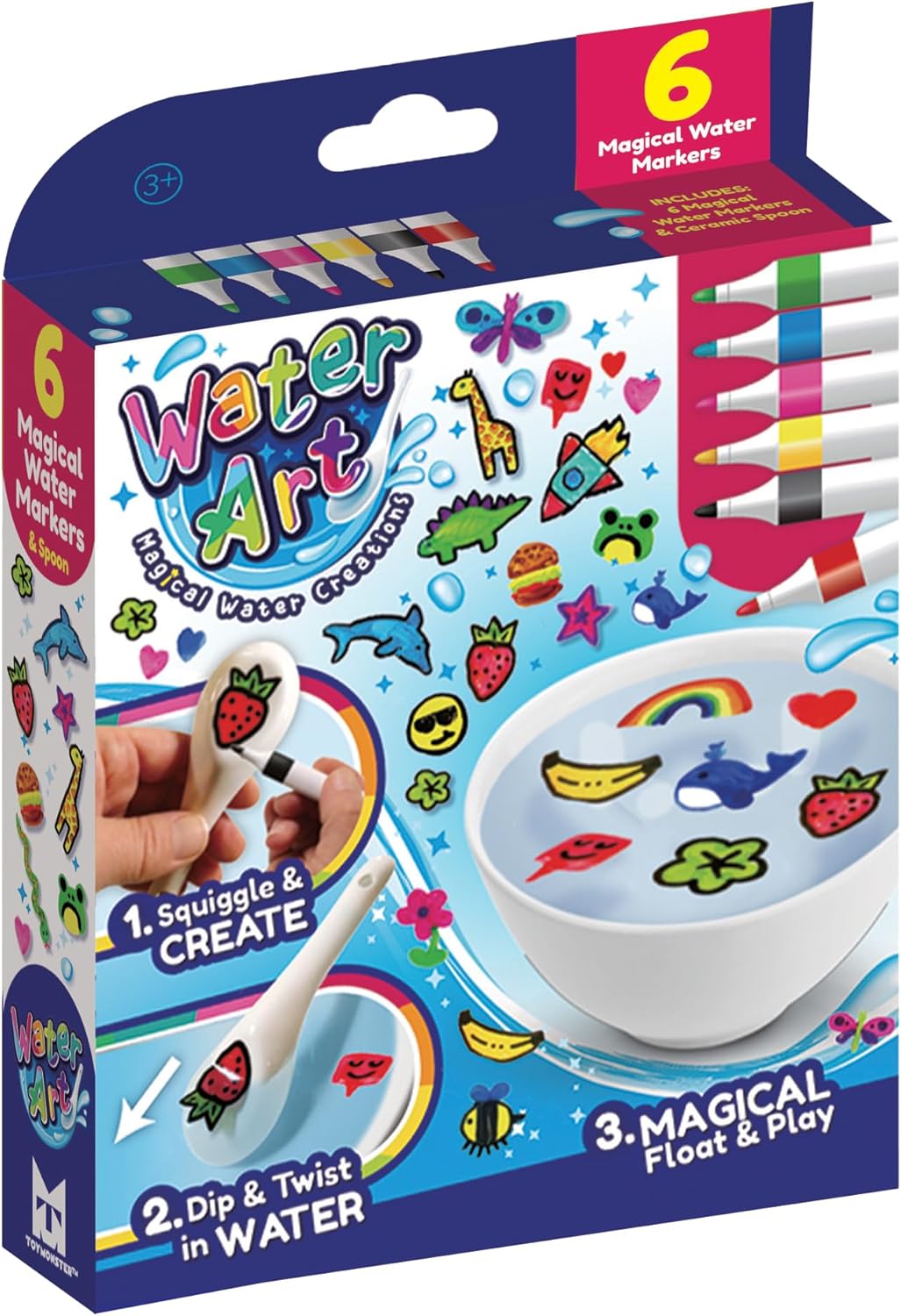 Water Art WA1001 - 6 Pack Magical Water Drawing Craft Kit for Kids