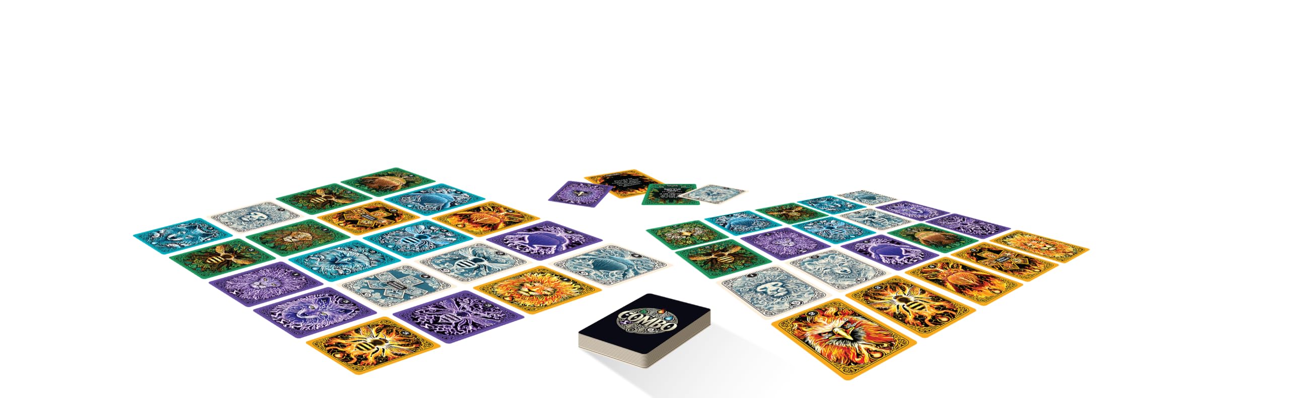 Topi Games Combo - Fast-Paced Strategy Card Game | 165 Illustrated Cards | Ages 7+