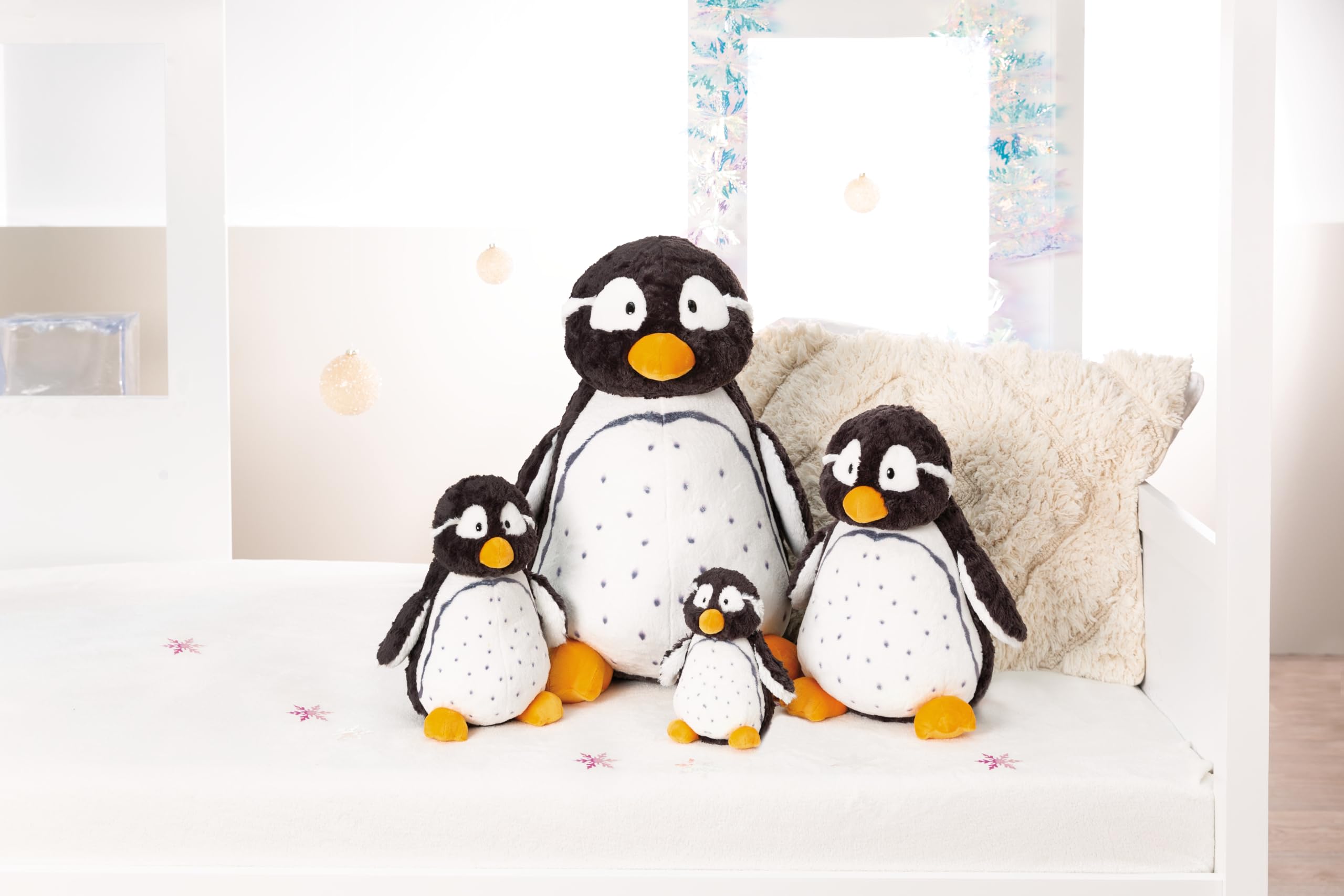 Nici - Penguin Stas 16cm Cuddly Soft Toy in Black-White 6