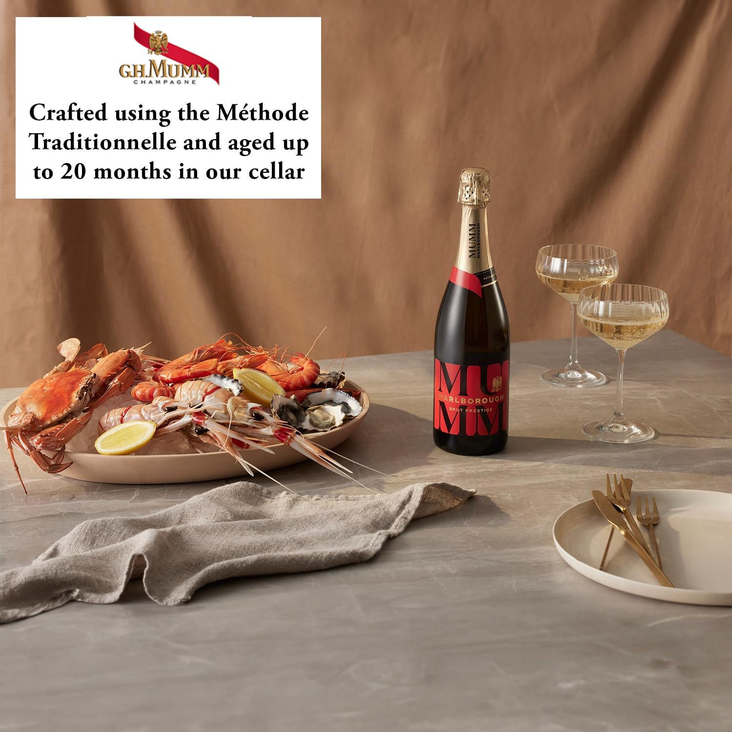 g.h. mumm Mumm Marlborough Brut Prestige Sparkling Wine | Pinot Noir, Chardonnay, Pinot Meunier Blend | 75cl