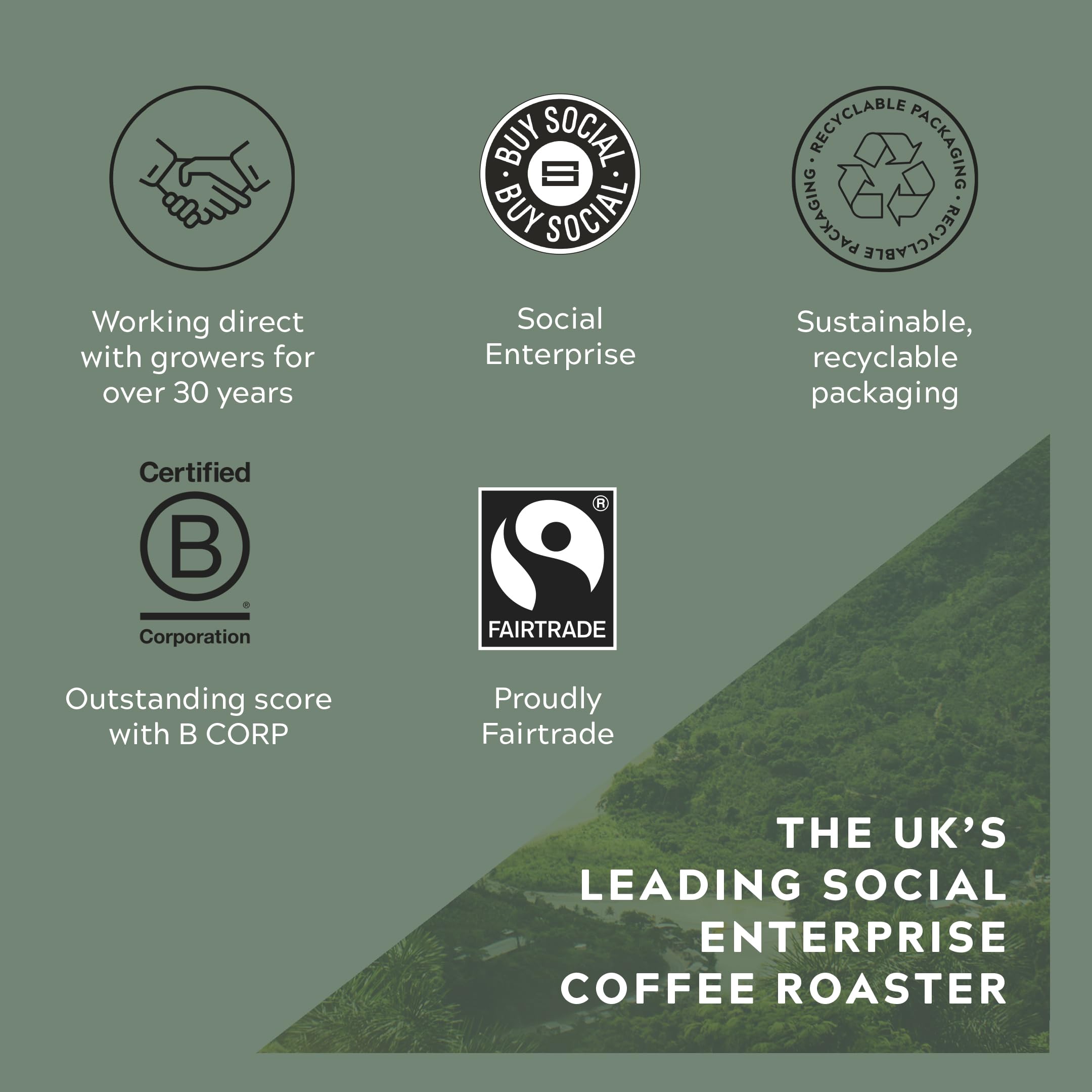 Café Direct Familia Espresso Whole Coffee Beans - 1kg, Medium-Dark Roast, 100% Arabica 4