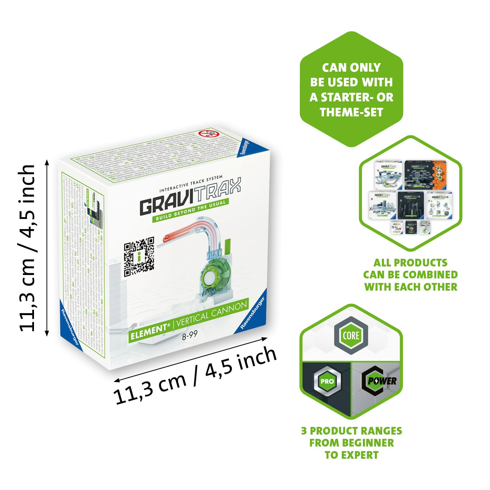 Ravensburger GraviTrax Element Vertical Cannon - Building Set for Kids 8+ 5