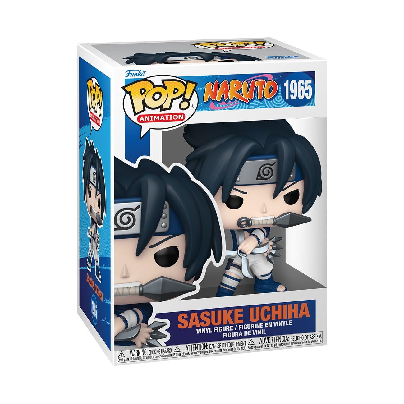 Funko Pop! Animation: Sasuke Uchiha - Naruto Classic Vinyl Figure | 3.75 in