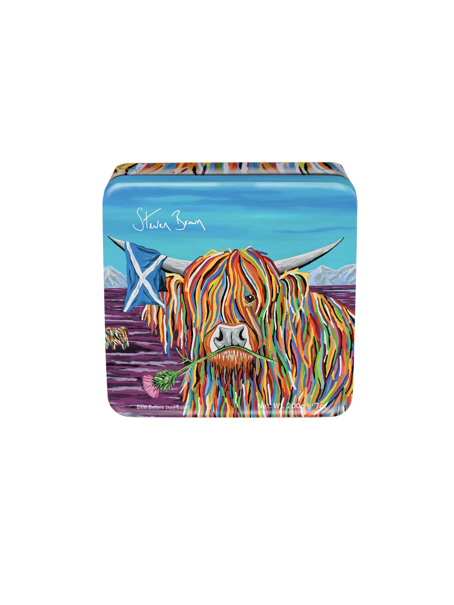 Gardiners of Scotland Hamish McCoo Malt Whisky Fudge Square Tin - 200g