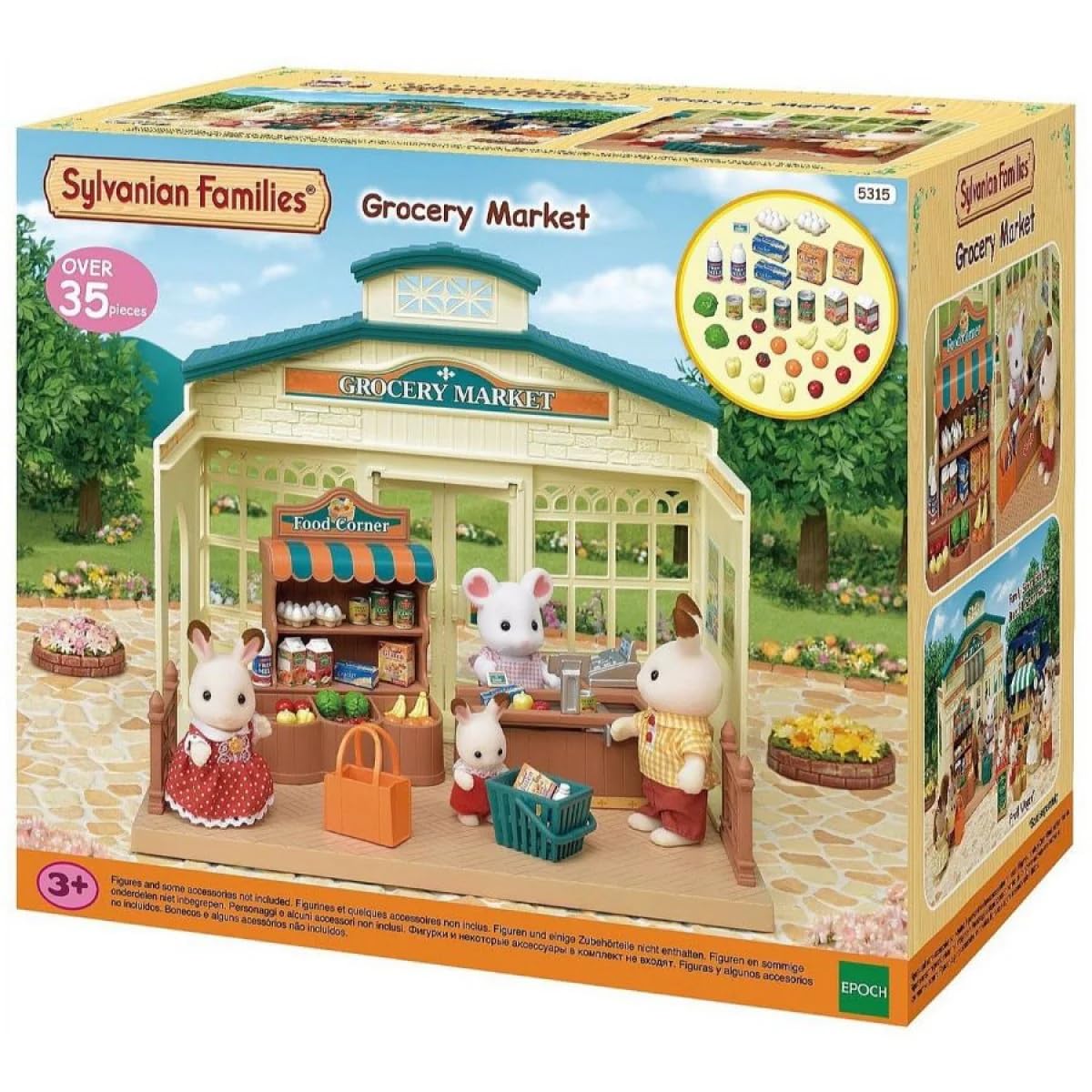 Sylvanian Families Grocery Market Playset | Model 5315 | Ages 3+