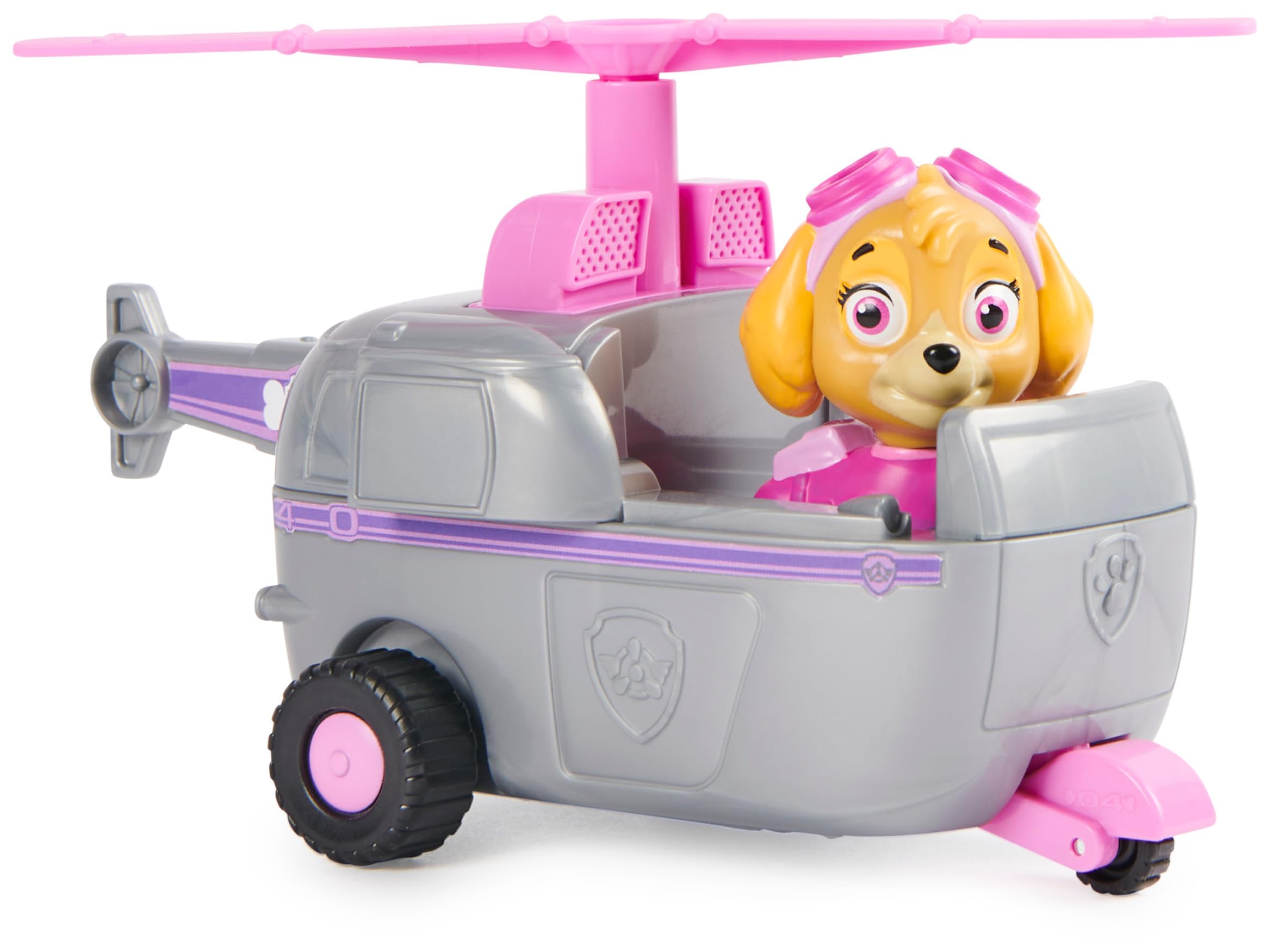 Paw Patrol Skye's Helicopter with Collectible Action Figure - Vehicle Toy for Kids 3+ 7