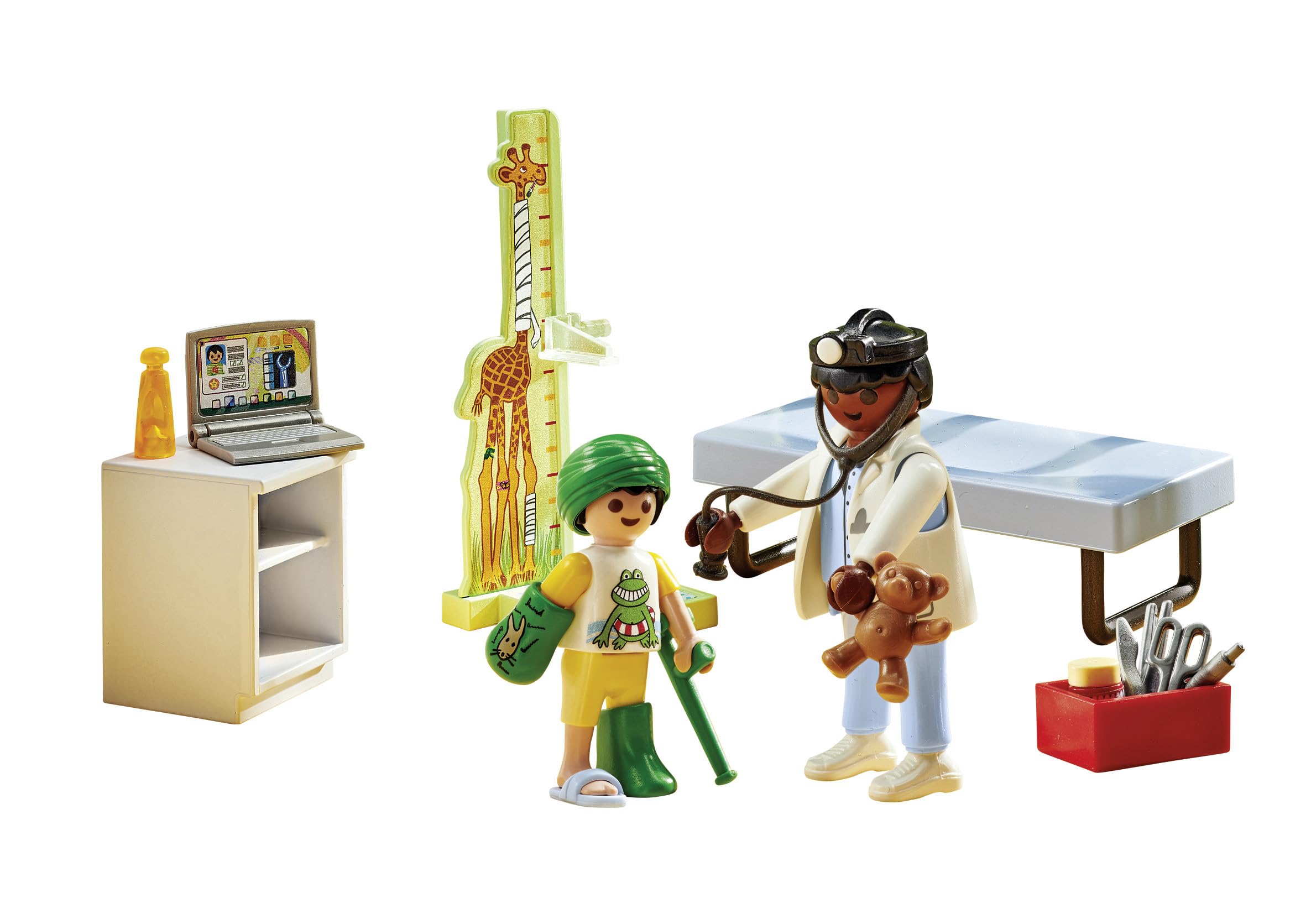 Playmobil 71619 Action Heroes Pediatrician Playset - Medical Role Play for Kids 4+ 12