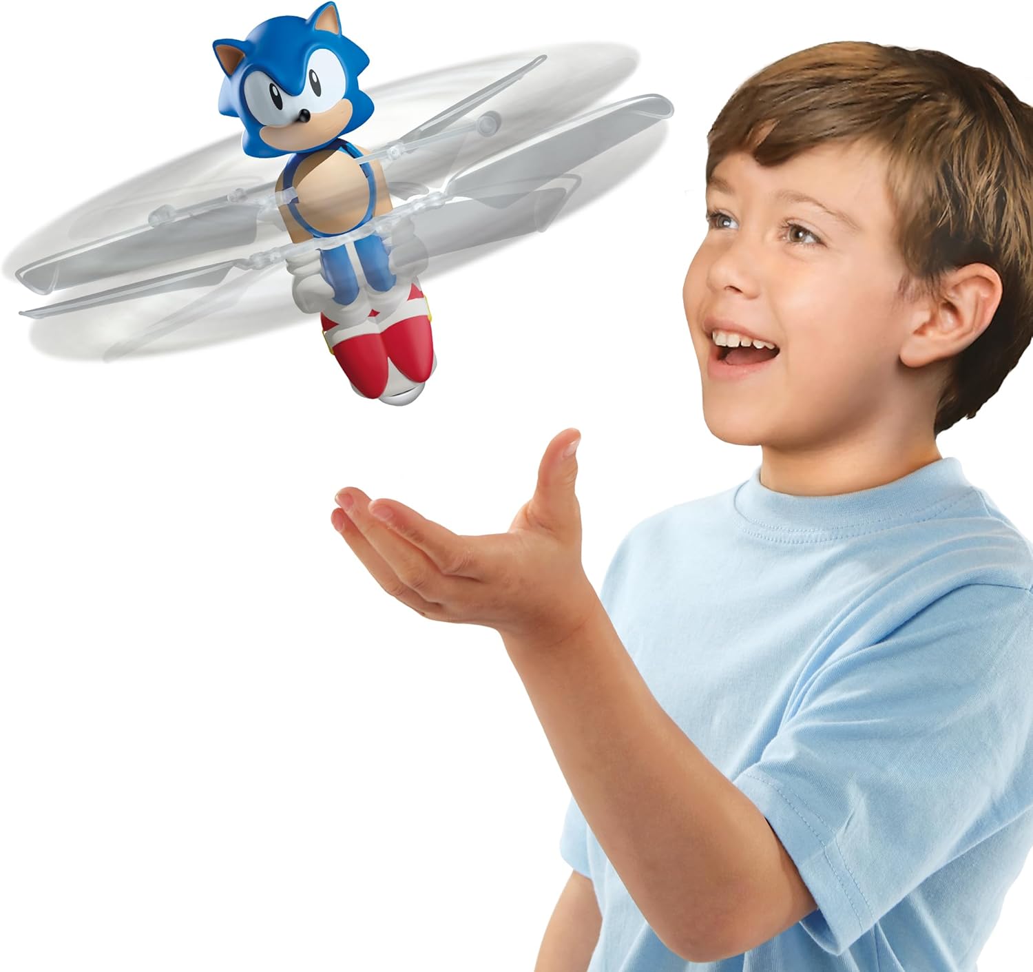 Hover 'n' Spin Sonic - Electronic Flying Action Figure with Real Flying Action 4