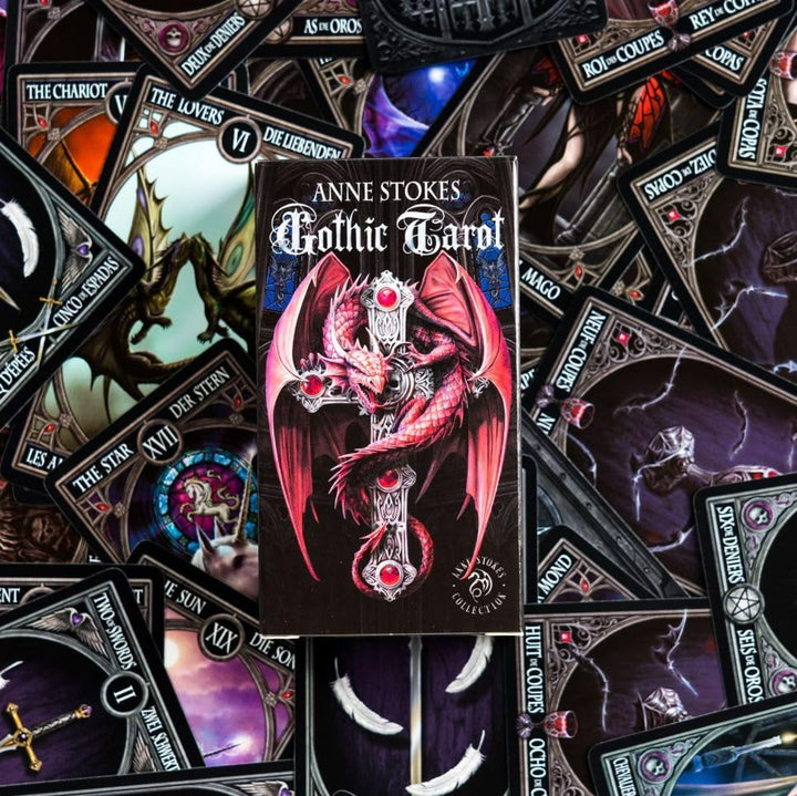 Fournier Anne Stokes Tarotkarten 12 cm Schwarz