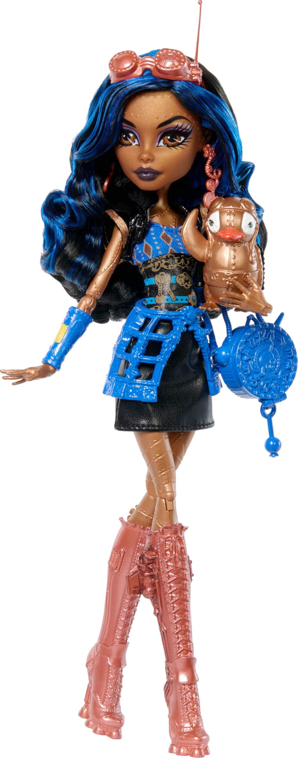 Monster High Robecca Steam Creeproduction Doll - Posable Joints | Includes Pet & Accessories
