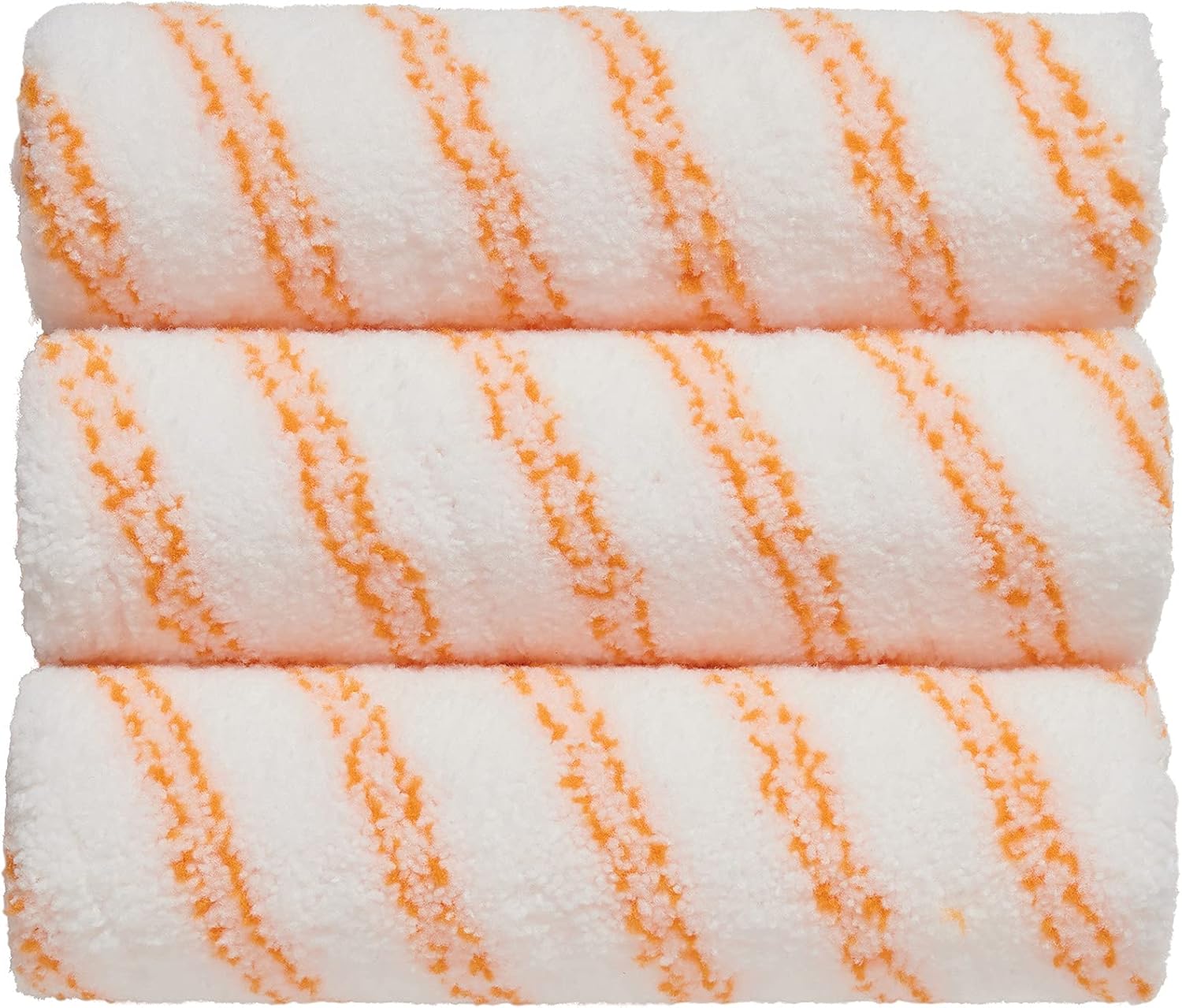 HAMILTON 3281103-90 The Trade Medium Pile Roller Sleeves, 3 Pack, 9" White/Orange 3