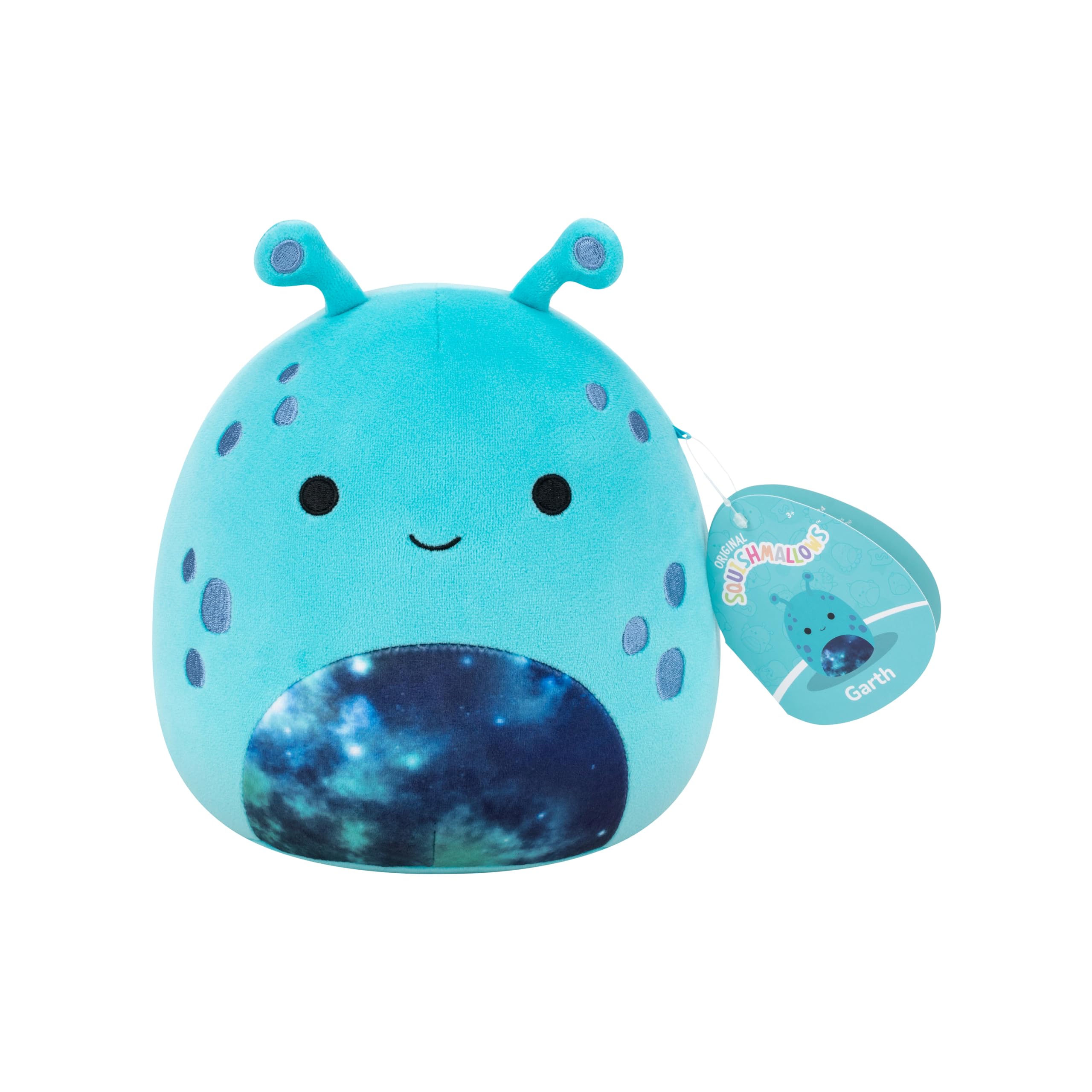 Squishmallows Original 7.5-Inch Garth the Teal Alien Plush - Soft Stuffed Animal for Kids 3 Years and Up 6