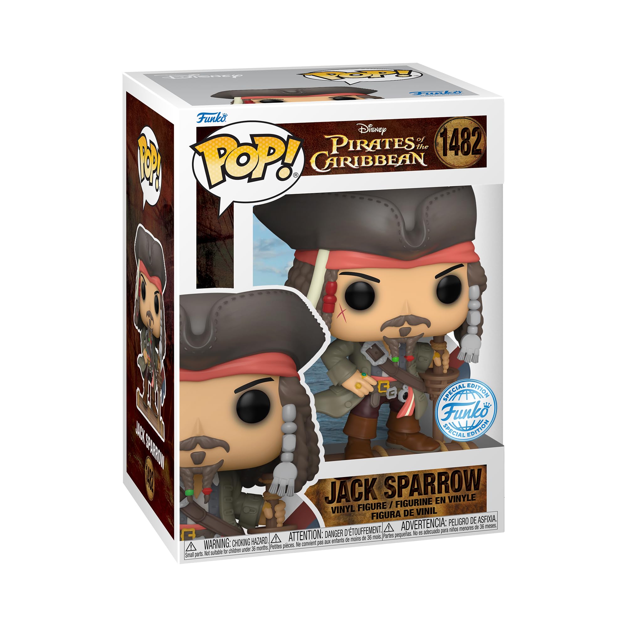 Funko Pop! Movies: Pirates of the Caribbean - Captain Jack Sparrow Vinyl Figure (81940)