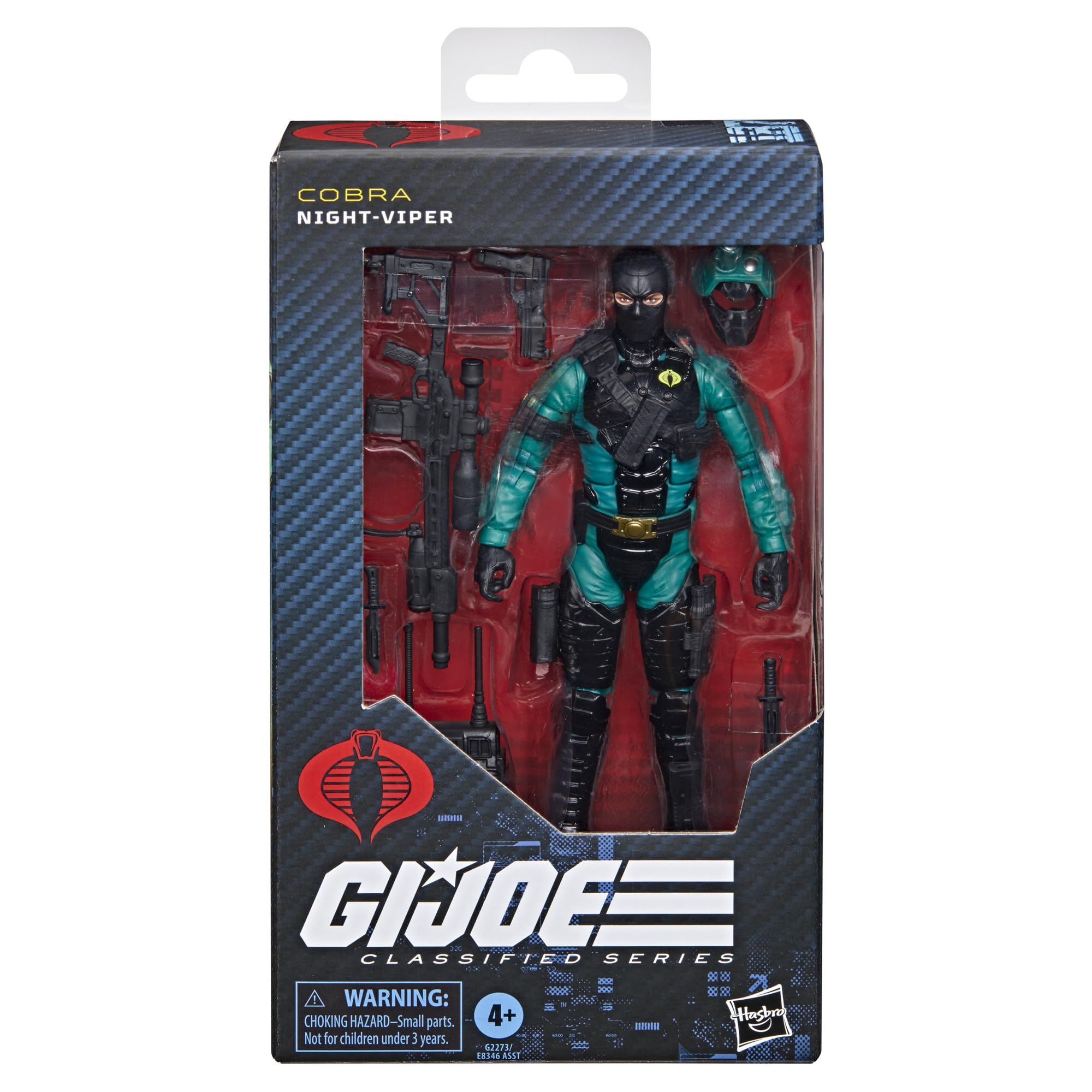 G.I. JOE Classified Series Night-Viper Action Figure #187 | 15-cm Scale | 7 Accessories