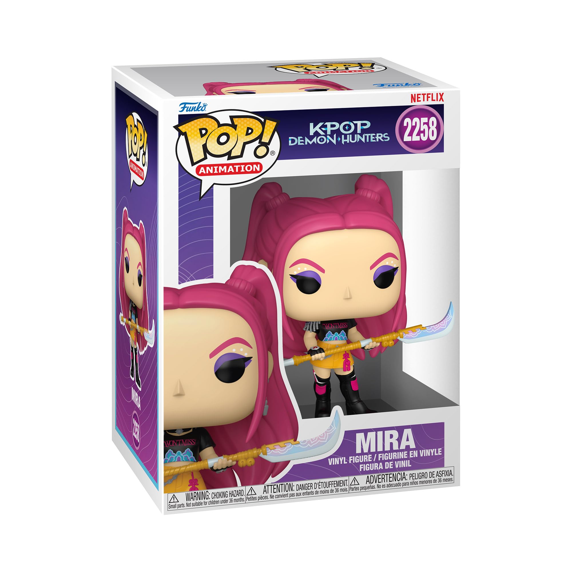 Funko Pop Animation: Kpop Demon Hunters - Mira Collectible Vinyl Figure | 3.75 in