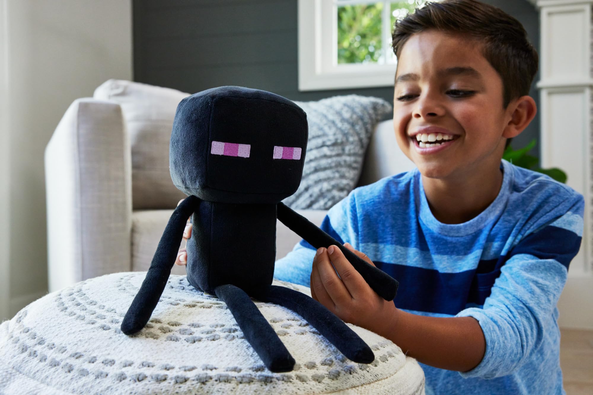 Mattel Minecraft Plush Character Soft Doll - 8-Inch | Pixelated Details | Ages 3+