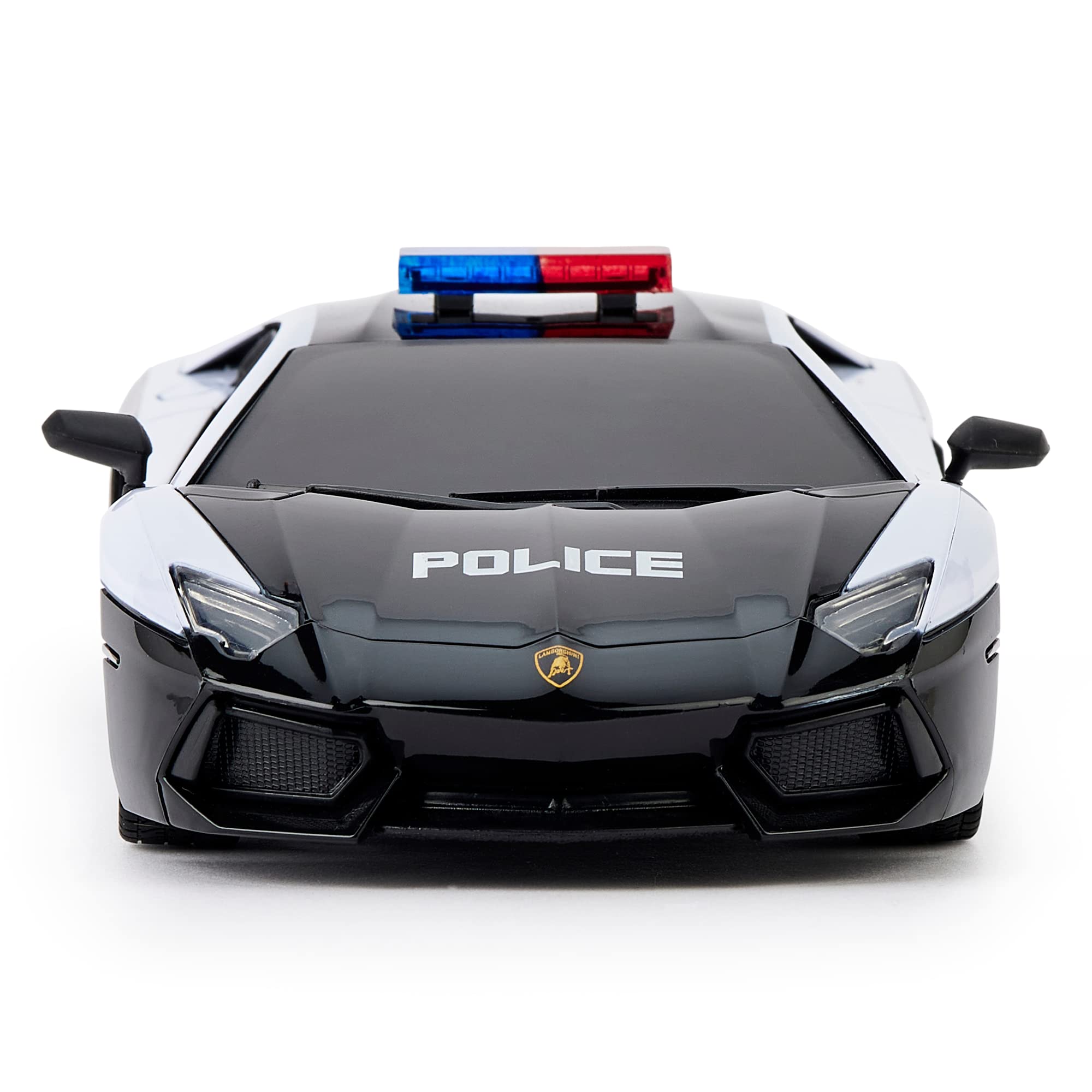 CMJ RC Cars Twin Pack - 1:24 Scale Lamborghini Sian & Lambo Police Remote Control Vehicles 8