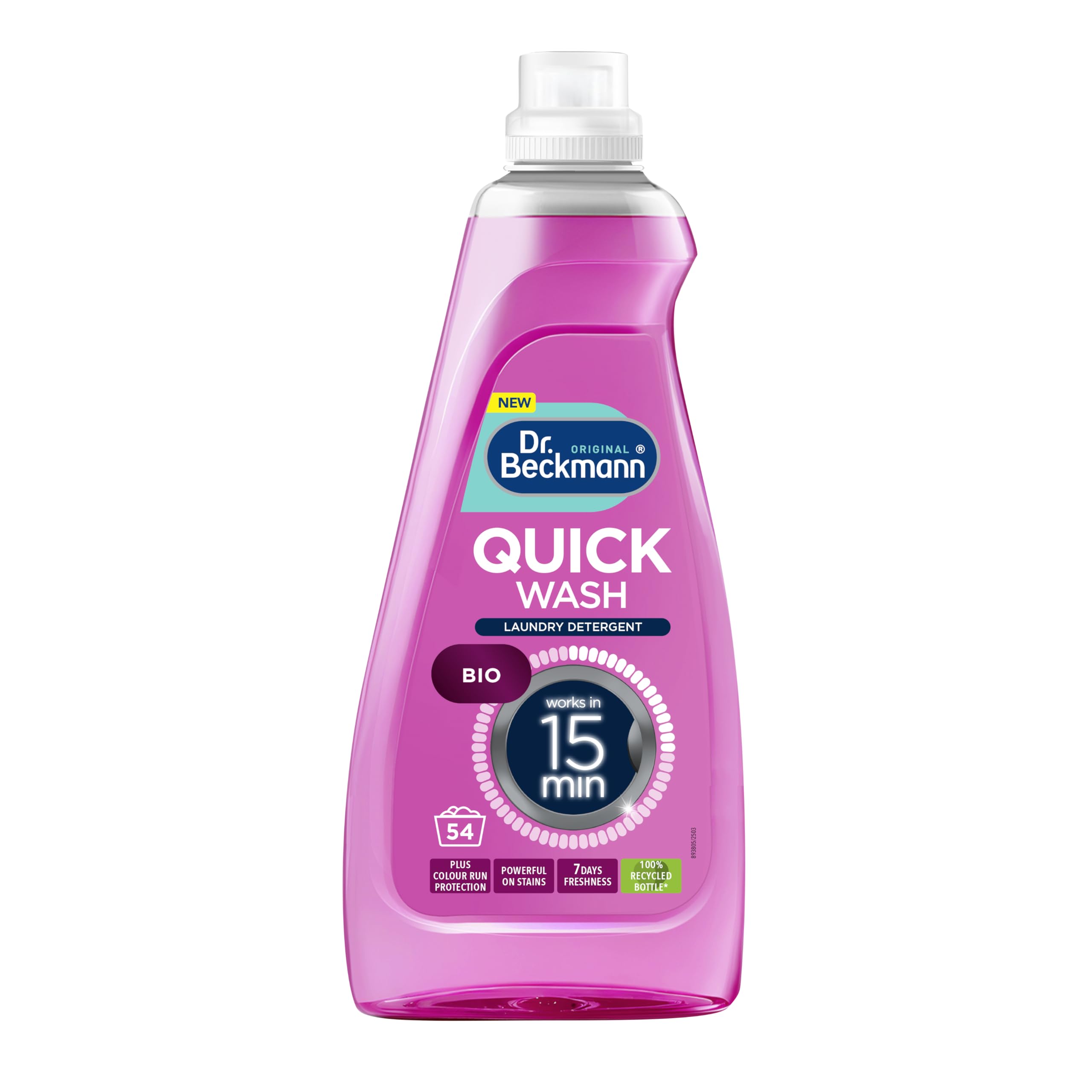 Dr. Beckmann Quick Wash – Bio Laundry Detergent for Fast 15-Minute Deep Clean 5