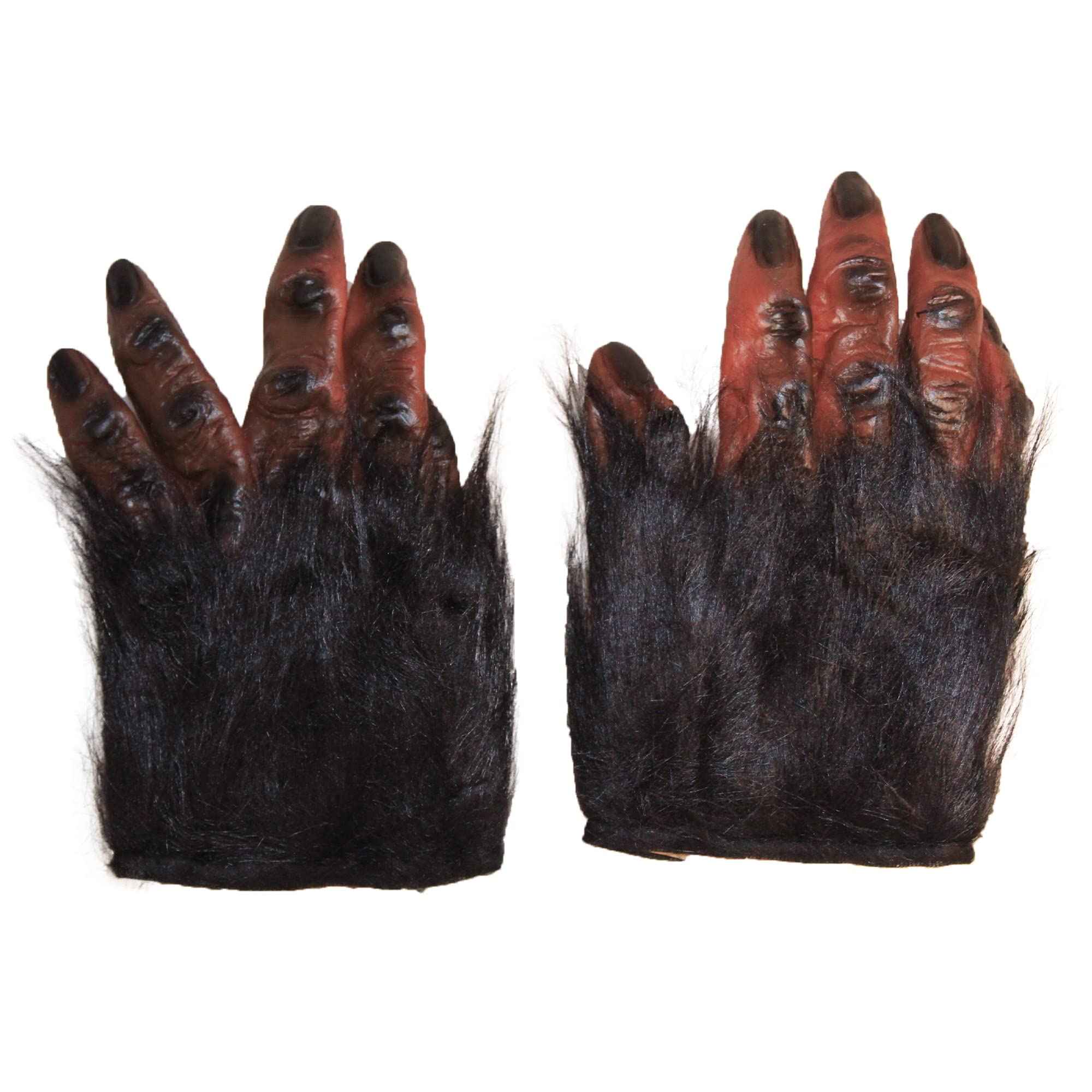 Bristol Novelty Hairy Hands - Brown, One Size