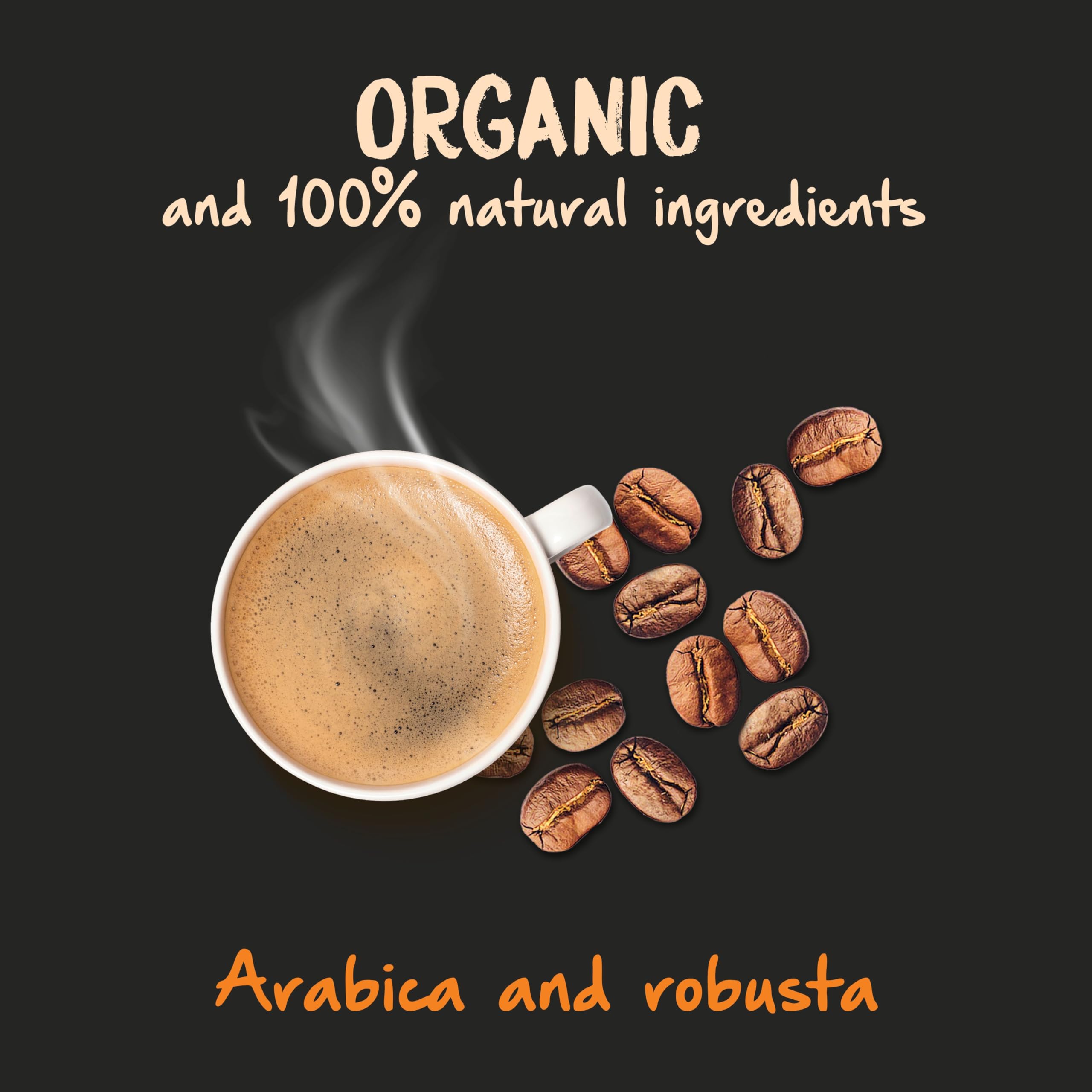 Naturela Organic Coffee Beans - 100% Arabica & Robusta Whole Beans 4