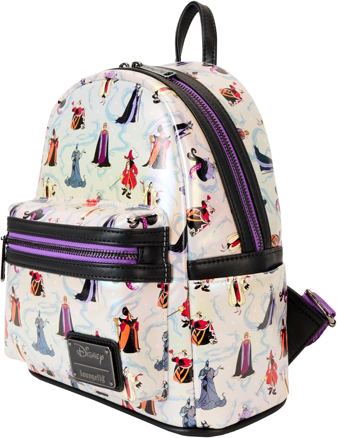 Loungefly Disney Villains Iridescent Mini Backpack - Villains Collection