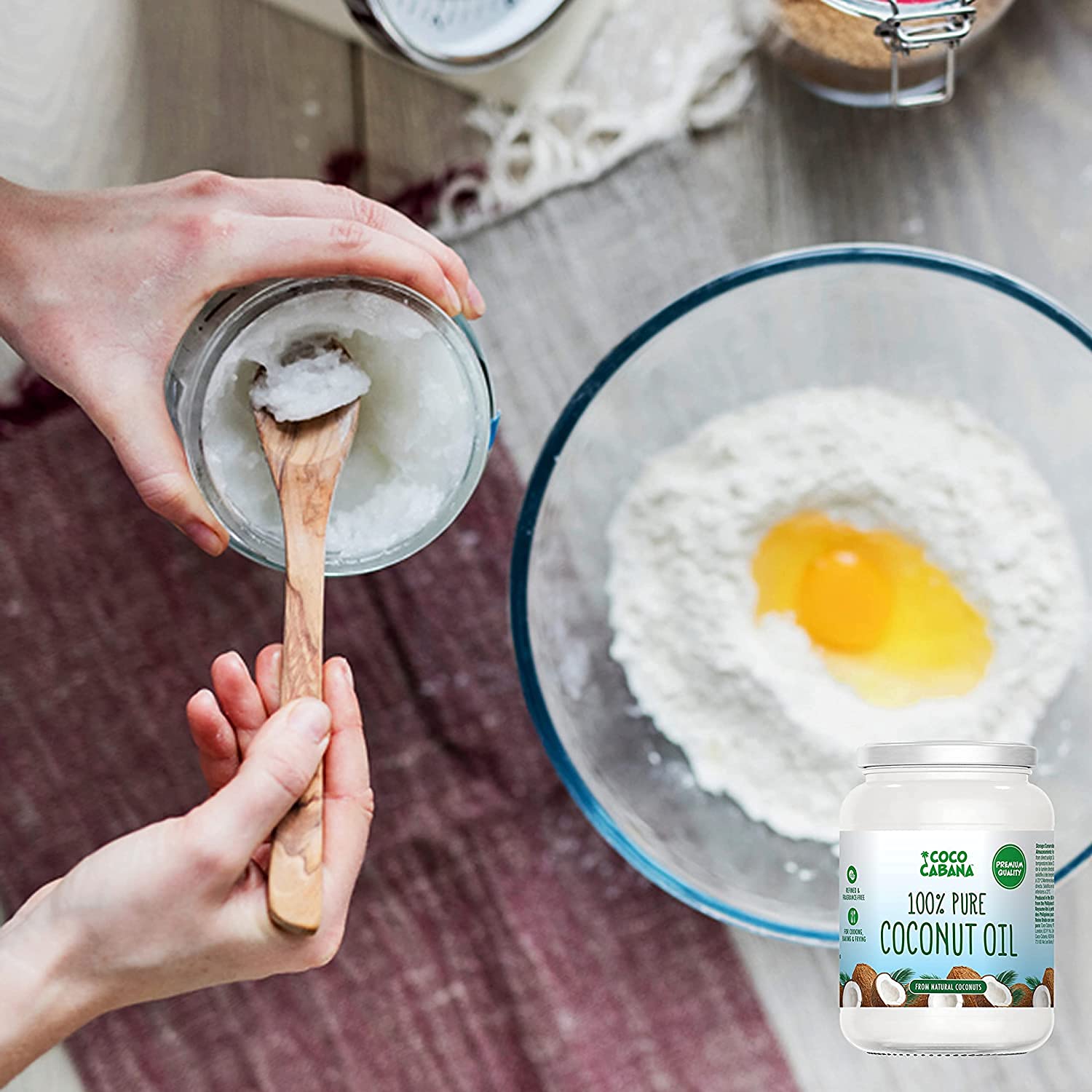 Coco Cabana - 100% Pure Coconut Oil (1L) 4