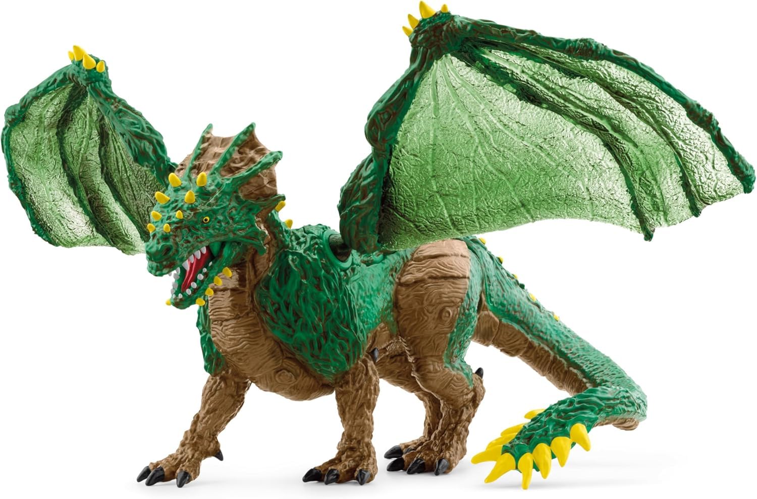 Schleich 70791 Eldrador Creatures Jungle Dragon Figurine - Hand-Painted Fantasy Action Figure for Kids 7+ 8
