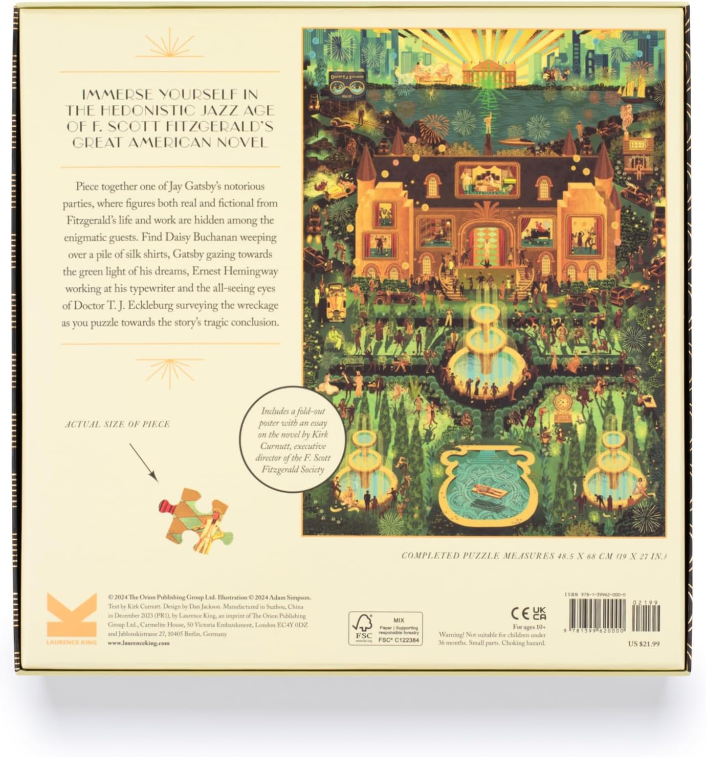 The World of the Great Gatsby Puzzle - 1000 Piece Jigsaw 5