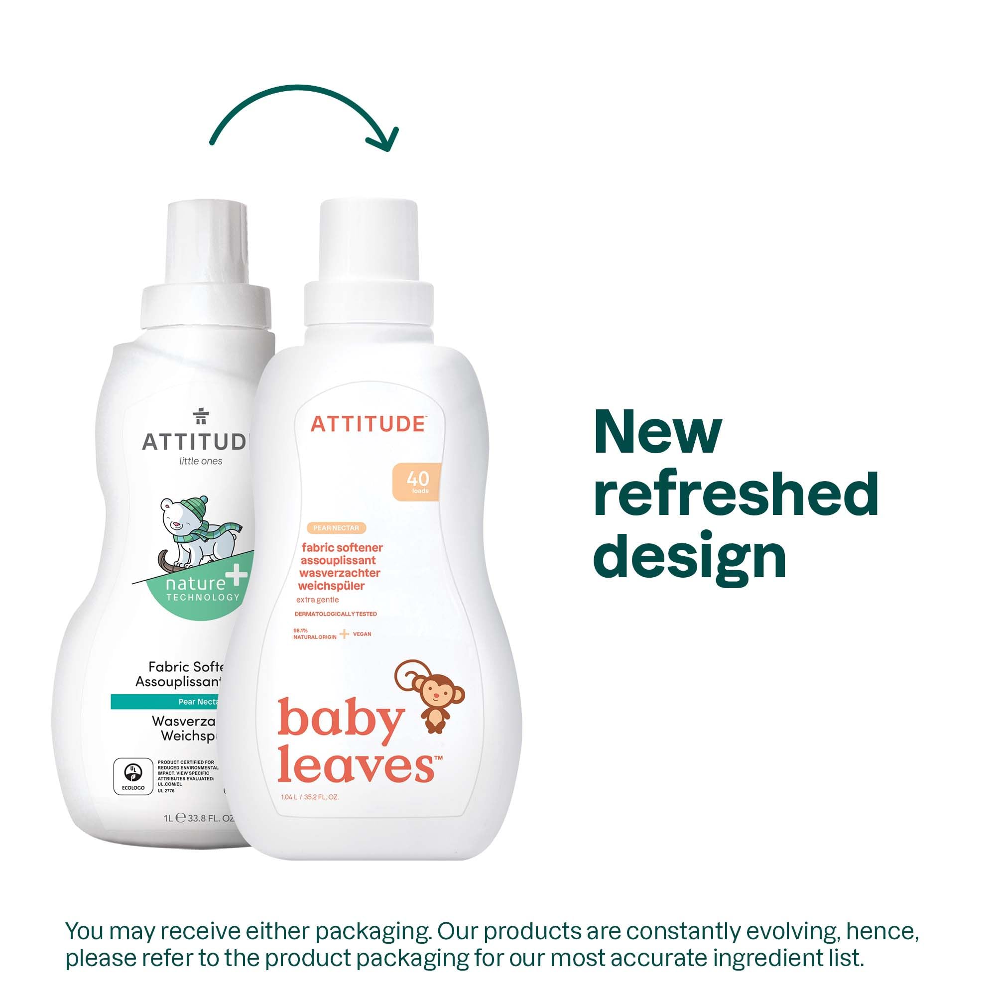 ATTITUDE Baby Fabric Softener Liquid - EWG Verified, Natural Origin, Dermatologically Tested 6