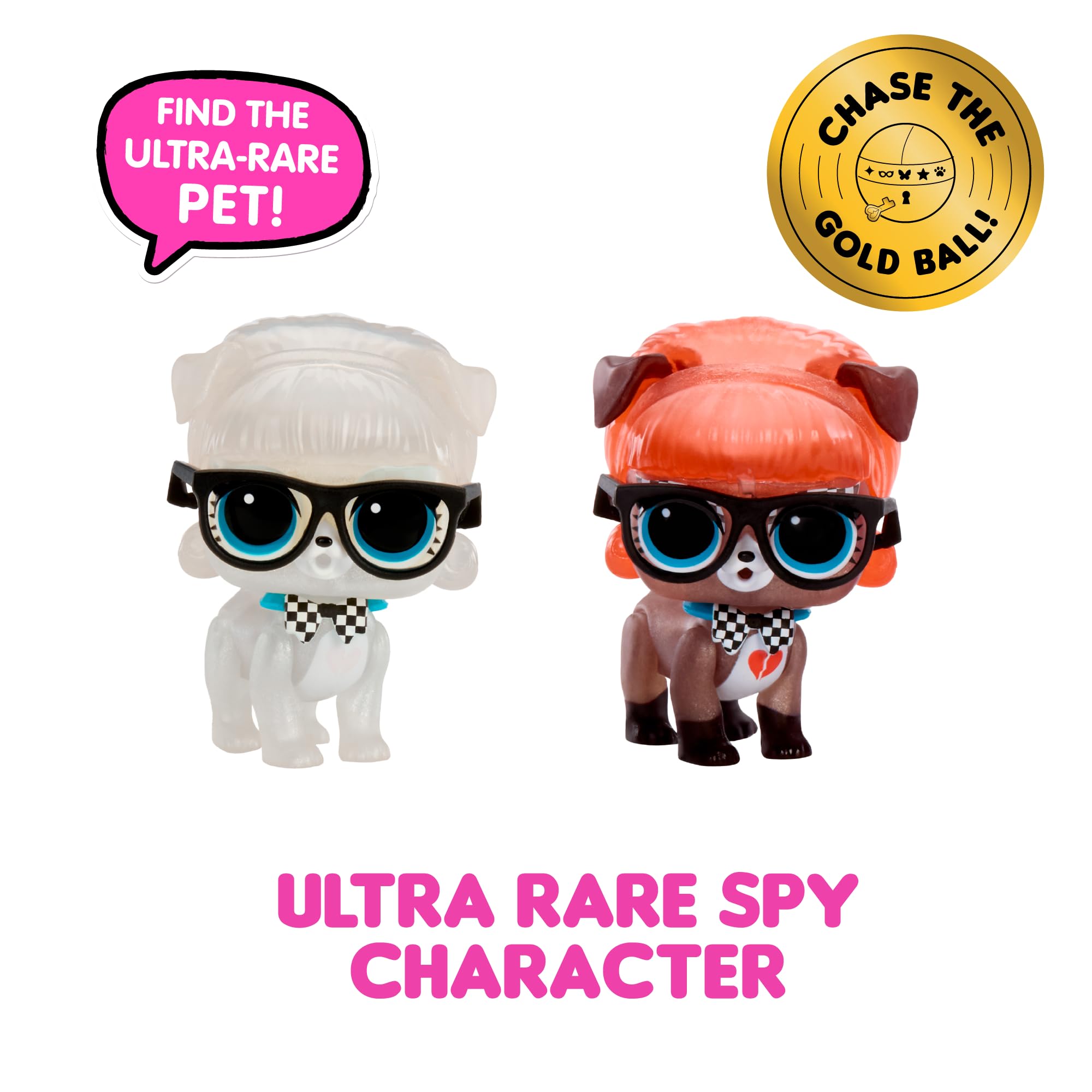 L.O.L. Surprise! Eye Spy Series Pets - 8-Piece Collectible Doll Set with Colour Change Features 6