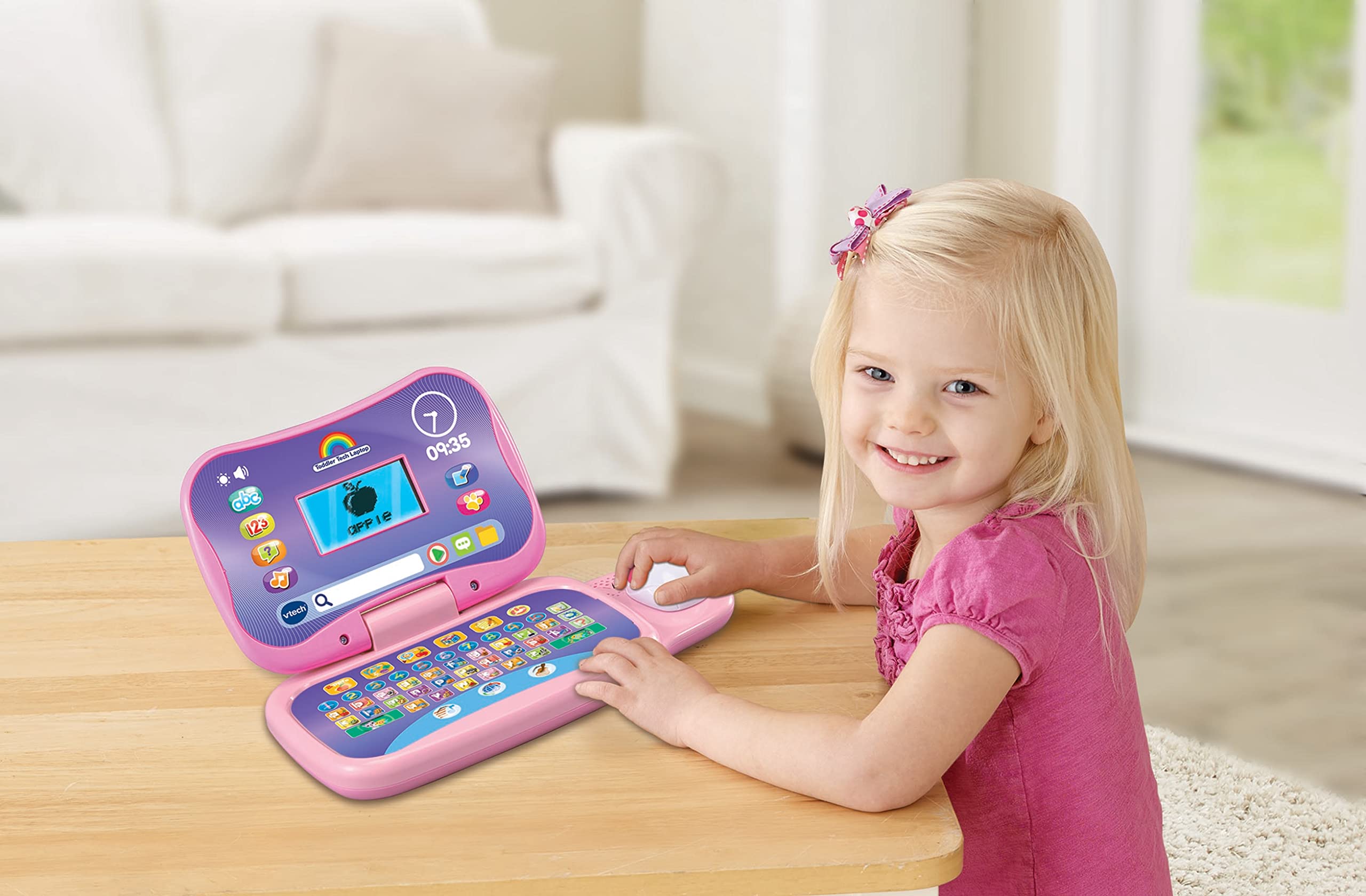 VTech Toddler Tech Laptop - Interactive Educational Computer Toy for Ages 2-5 8