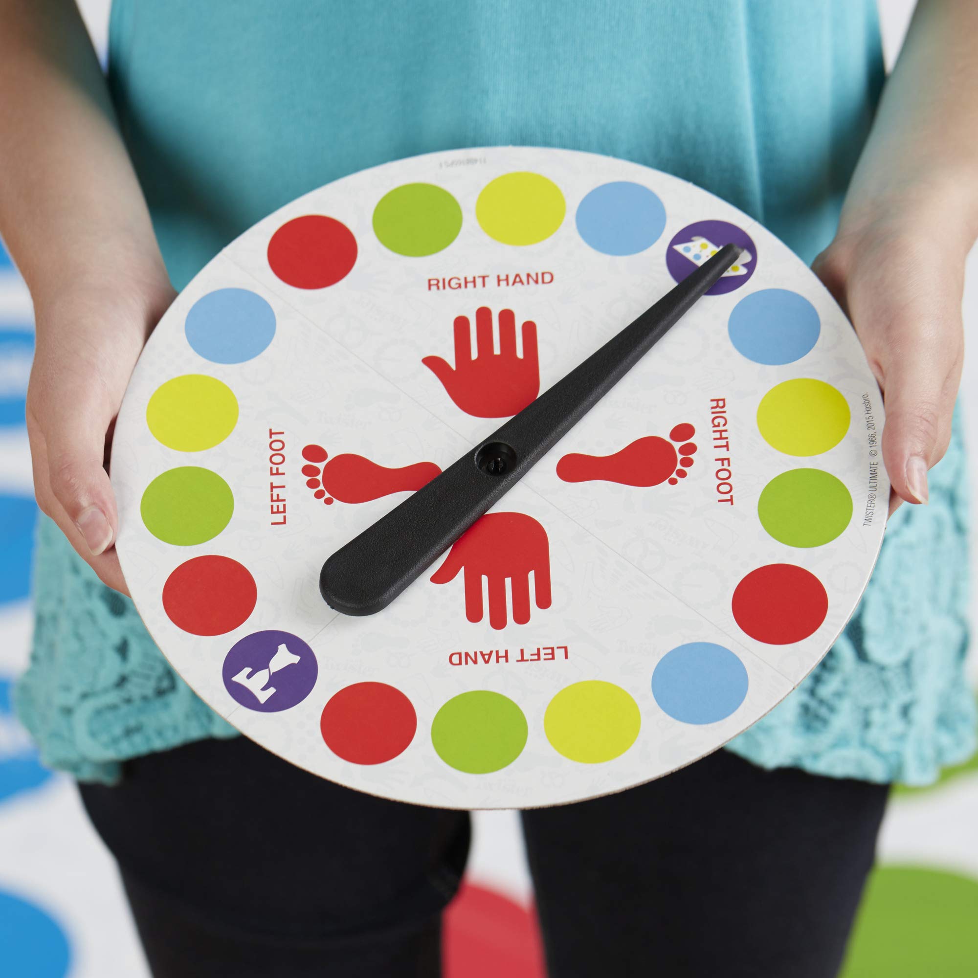 Hasbro Gaming Twister Ultimate - Bigger Mat, More Spots, Family Party Game for Kids Ages 6+ 5