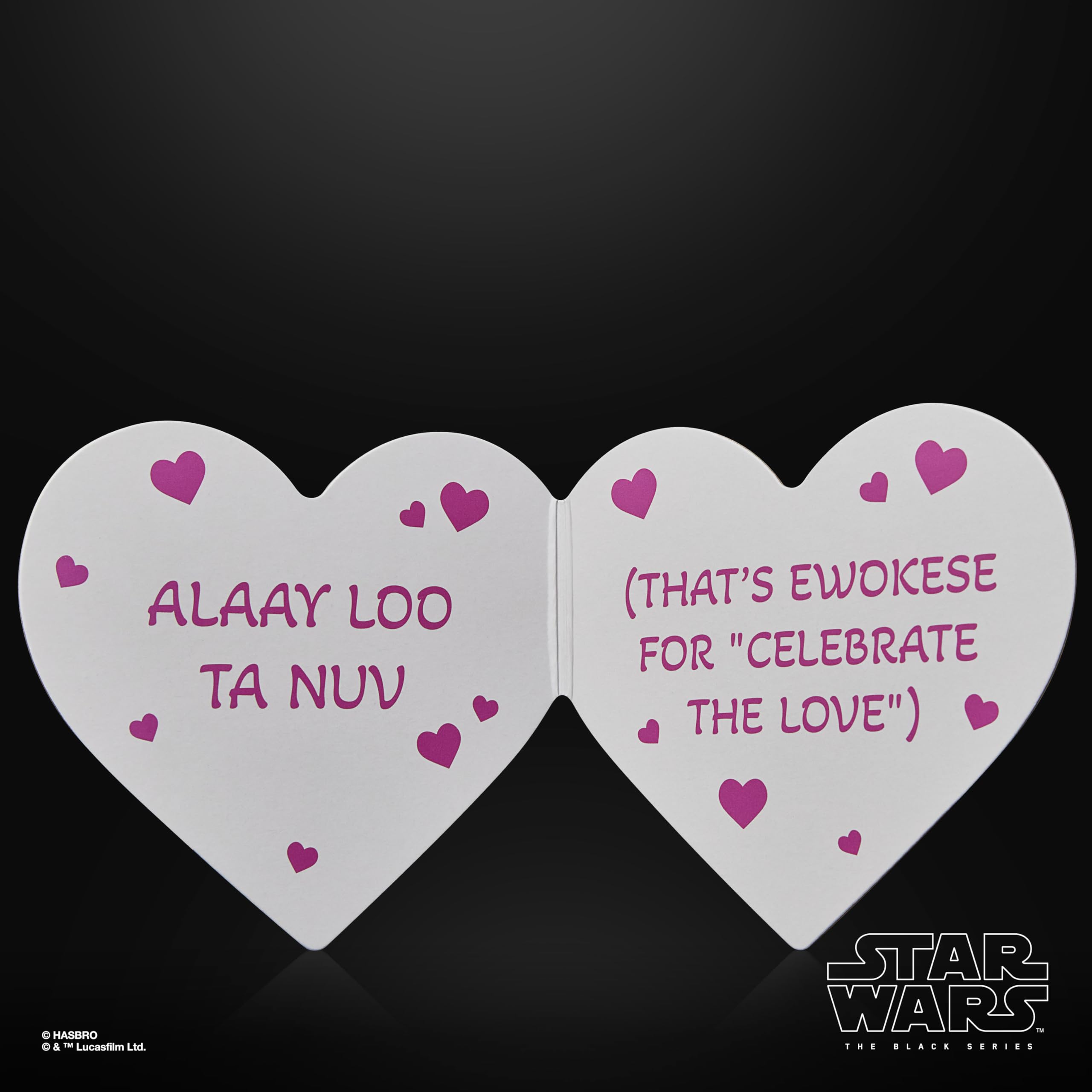 Star Wars The Black Series Ewok Valentine’s Day Edition Action Figure | 6-inch Scale | Hasbro 5