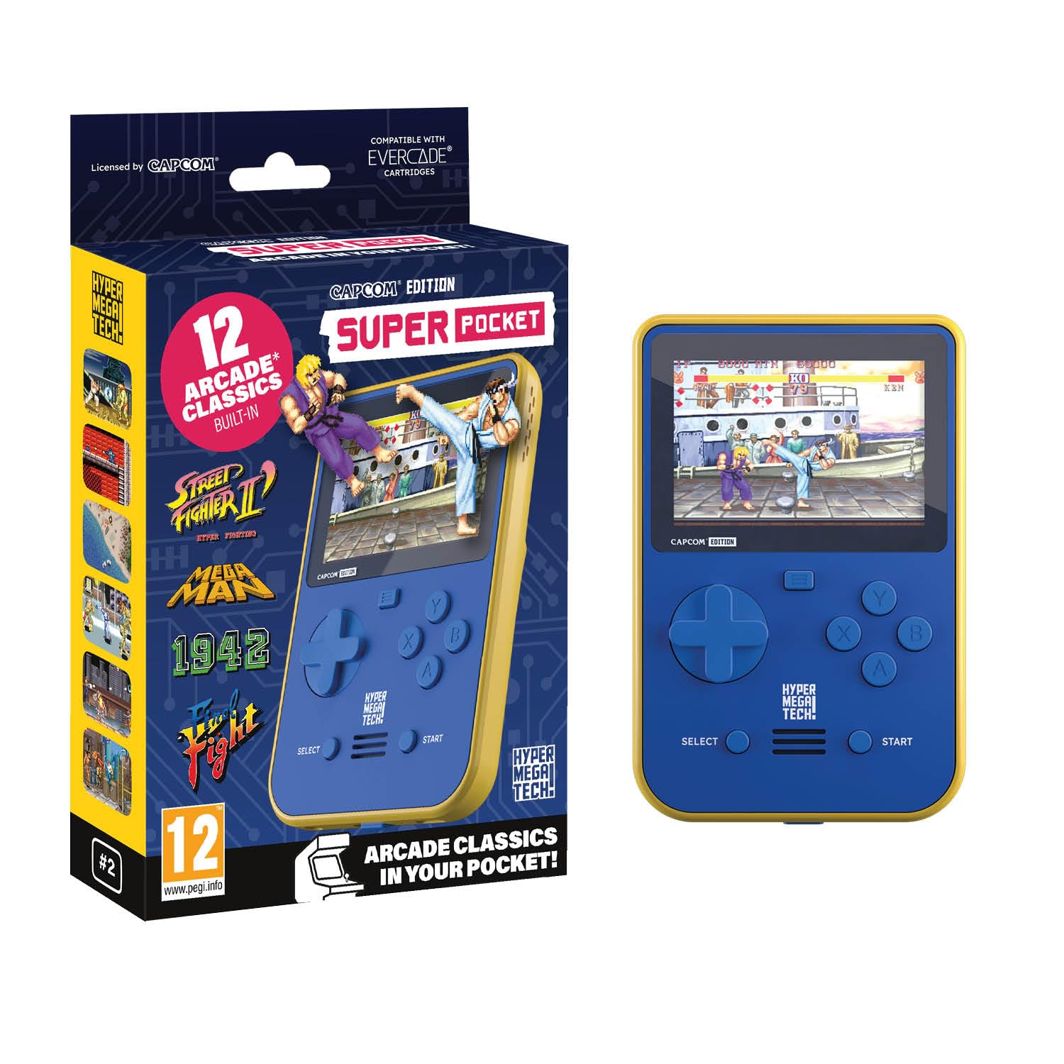 Evercade Capcom Super Pocket - Portable Arcade Gaming Console 7