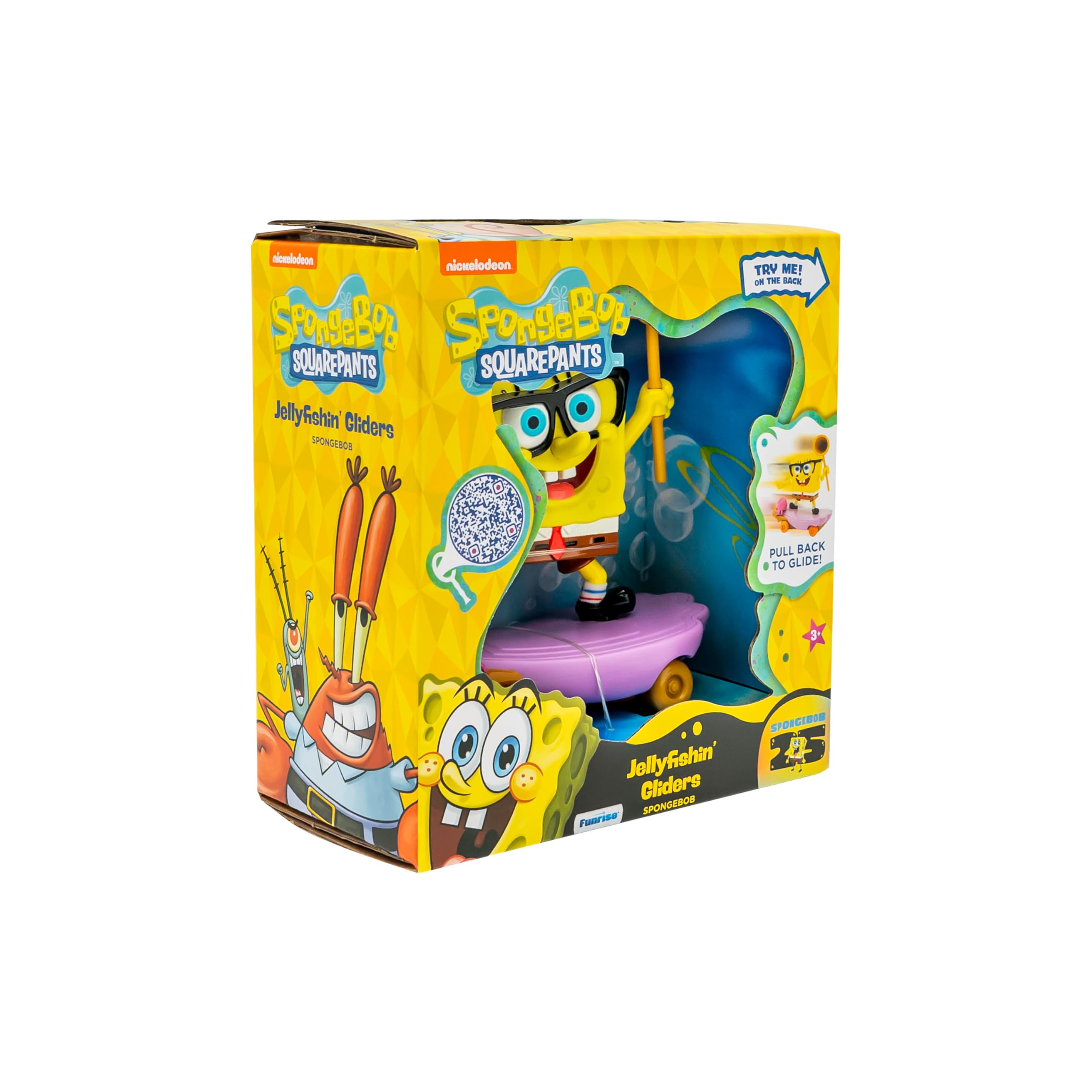 SpongeBob SquarePants Jelly Fishin' Gliders - Skating Action Figure Toy for Ages 3+ 6